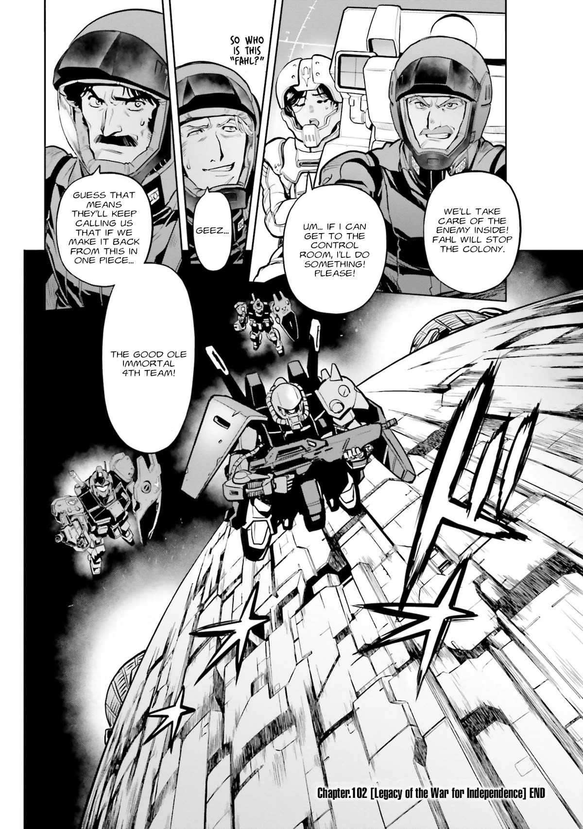 Kidou Senshi Gundam 0083 Rebellion Chapter 102 page 24 - Chapter 102: Legacy of the War for Independence