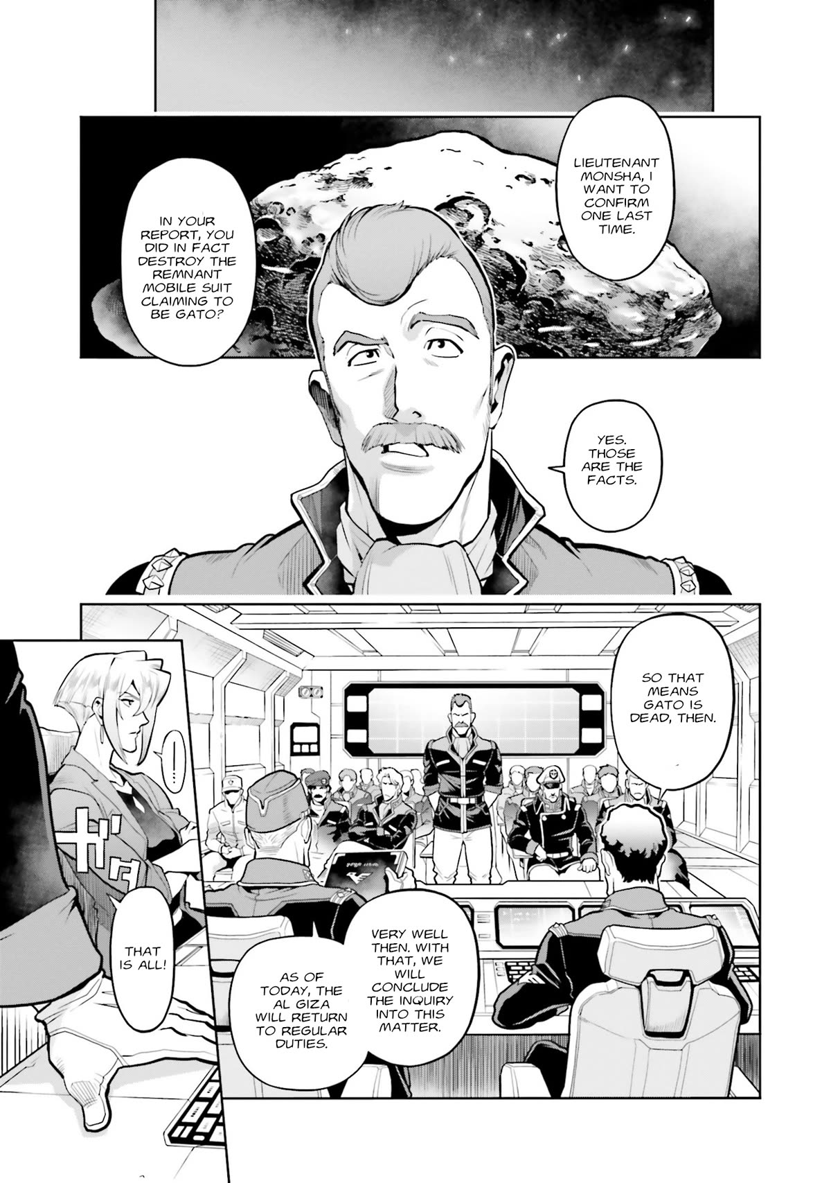 Kidou Senshi Gundam 0083 Rebellion Chapter 104 page 22 - Chapter 104: 4th Team, Roll Out! [END]