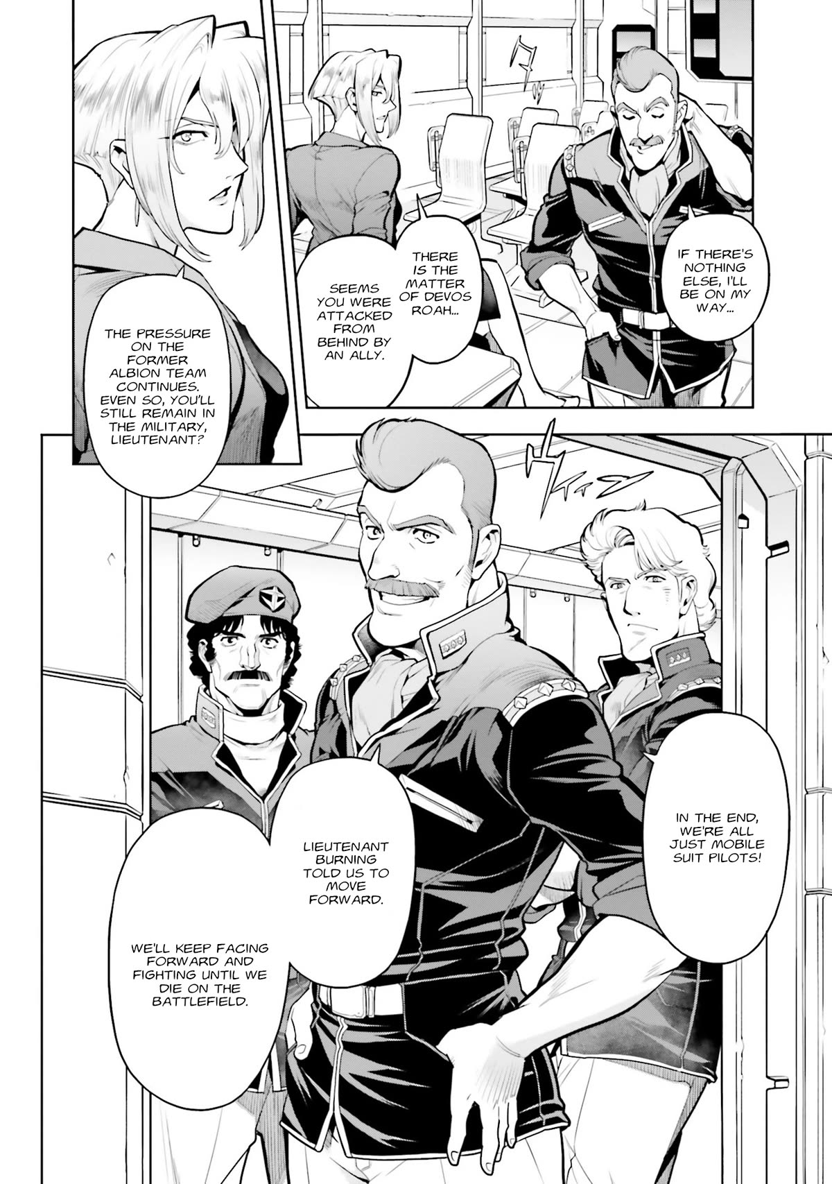Kidou Senshi Gundam 0083 Rebellion Chapter 104 page 25 - Chapter 104: 4th Team, Roll Out! [END]