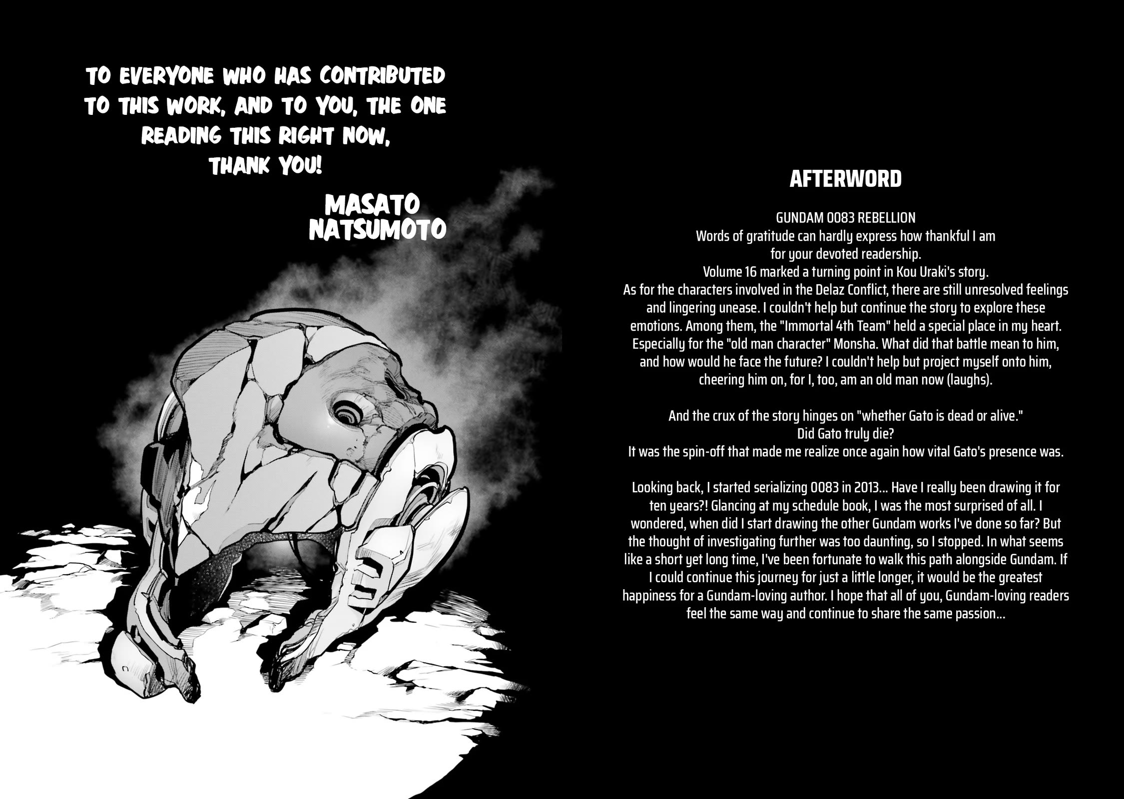 Kidou Senshi Gundam 0083 Rebellion Chapter 104 page 31 - Chapter 104: 4th Team, Roll Out! [END]