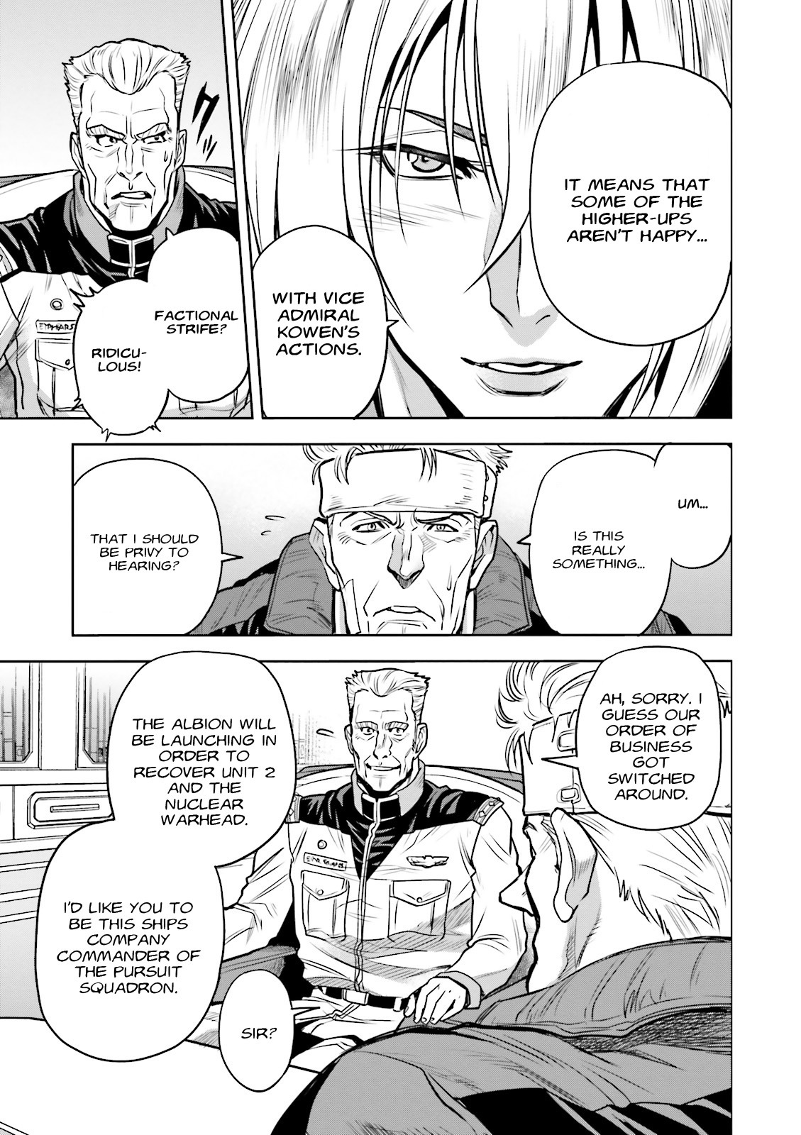 Kidou Senshi Gundam 0083 Rebellion Chapter 13 page 14 - Chapter 13: Into Battle, Albion