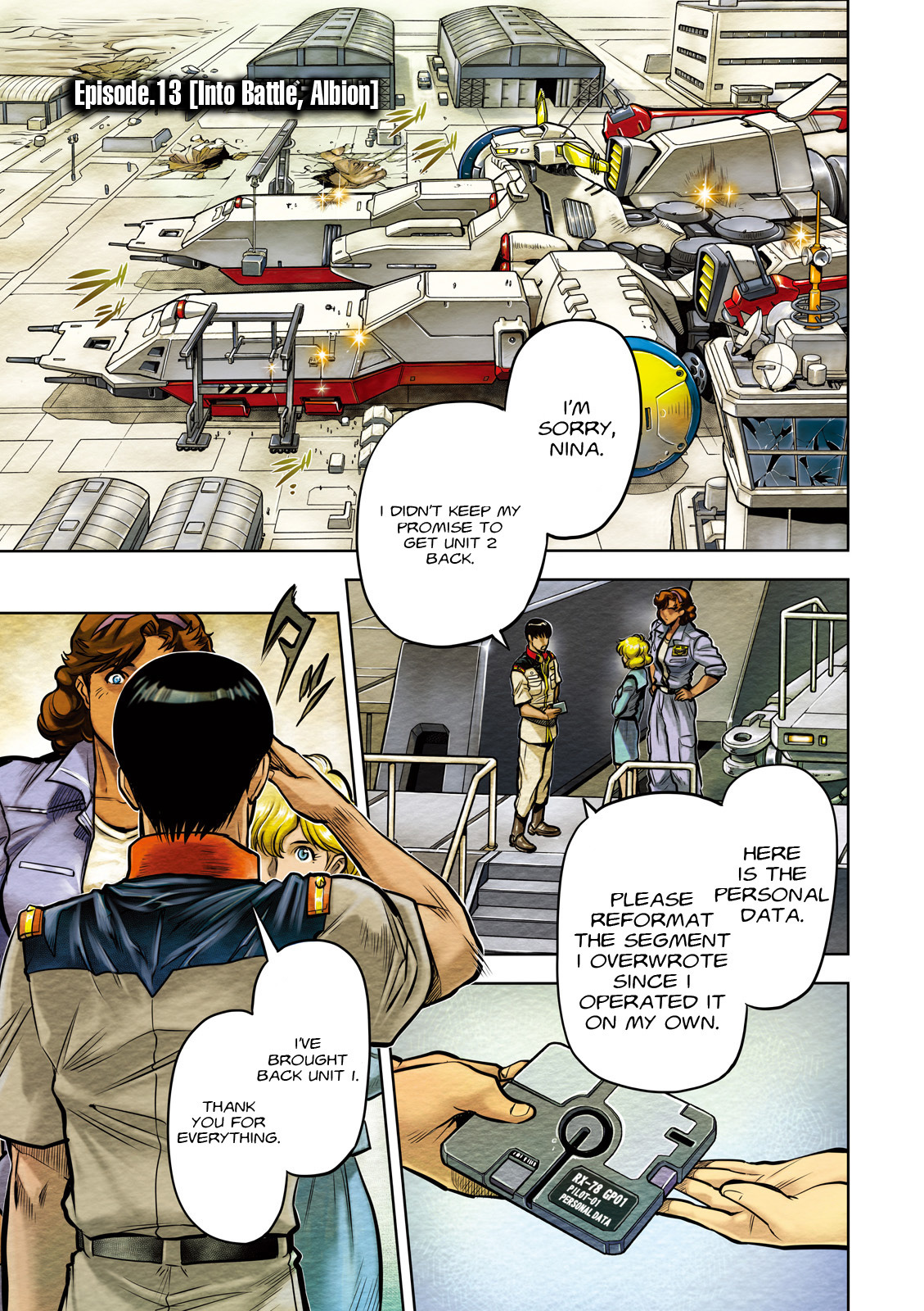 Kidou Senshi Gundam 0083 Rebellion Chapter 13 page 3 - Chapter 13: Into Battle, Albion