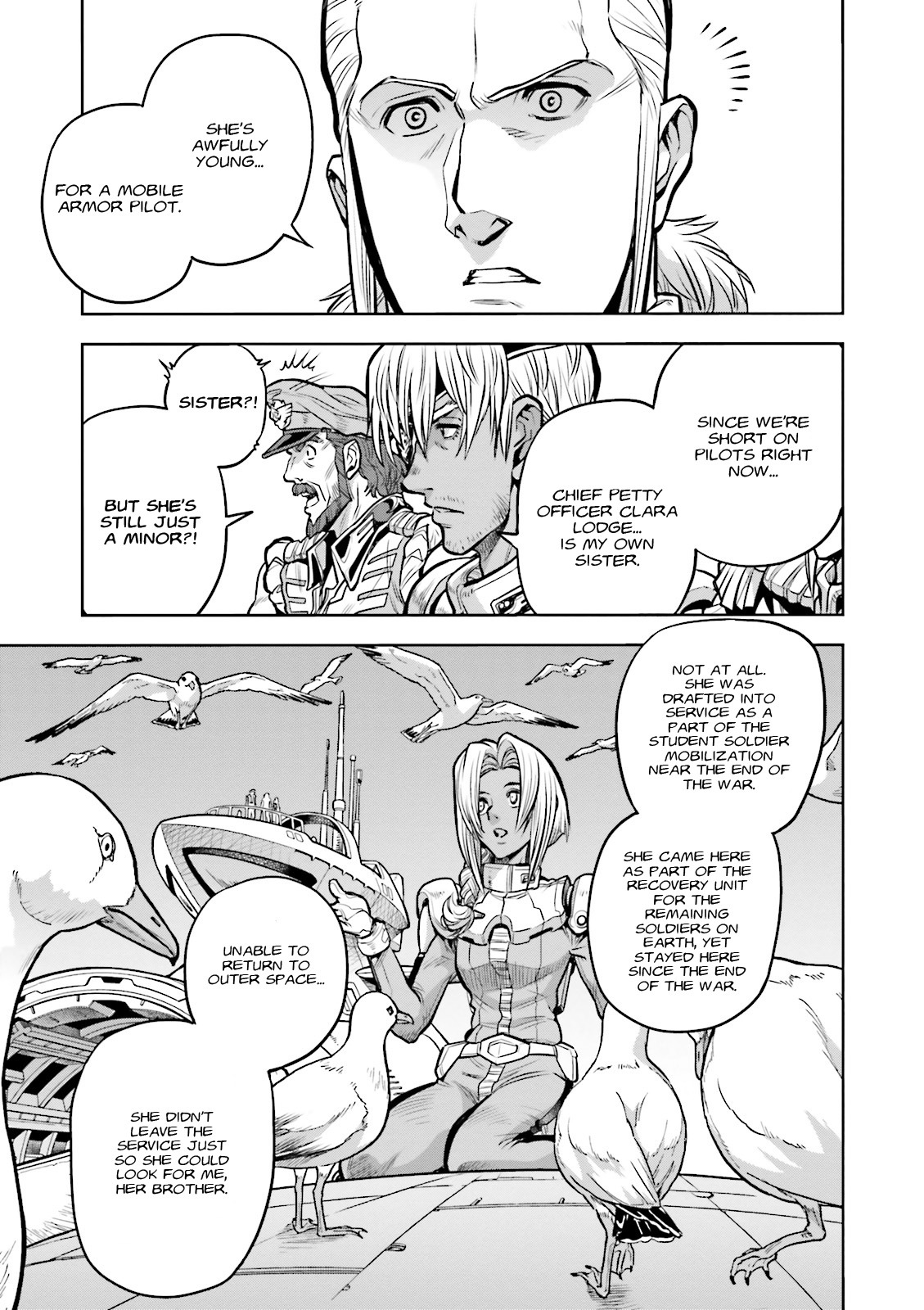 Kidou Senshi Gundam 0083 Rebellion Chapter 14 page 11 - Chapter 14: Enemy on the High Seas