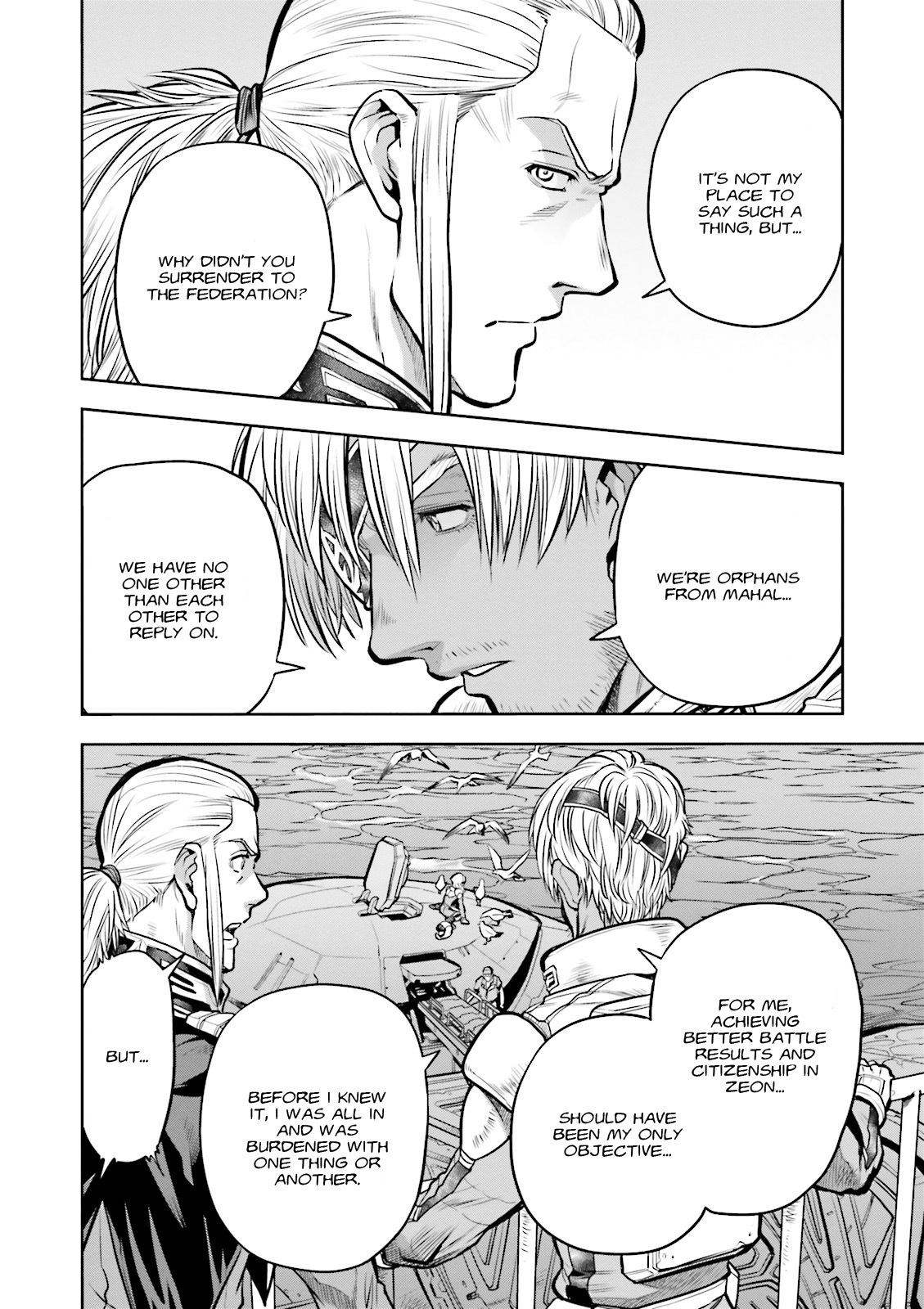 Kidou Senshi Gundam 0083 Rebellion Chapter 14 page 12 - Chapter 14: Enemy on the High Seas