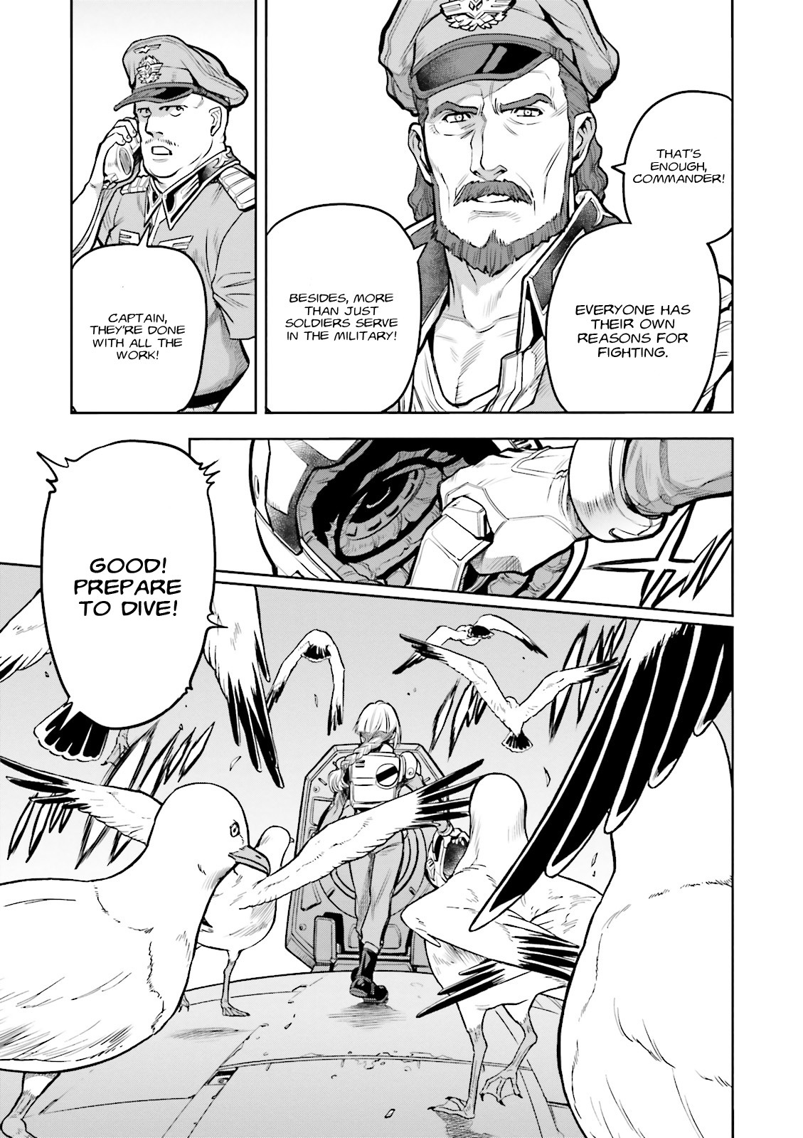 Kidou Senshi Gundam 0083 Rebellion Chapter 14 page 13 - Chapter 14: Enemy on the High Seas