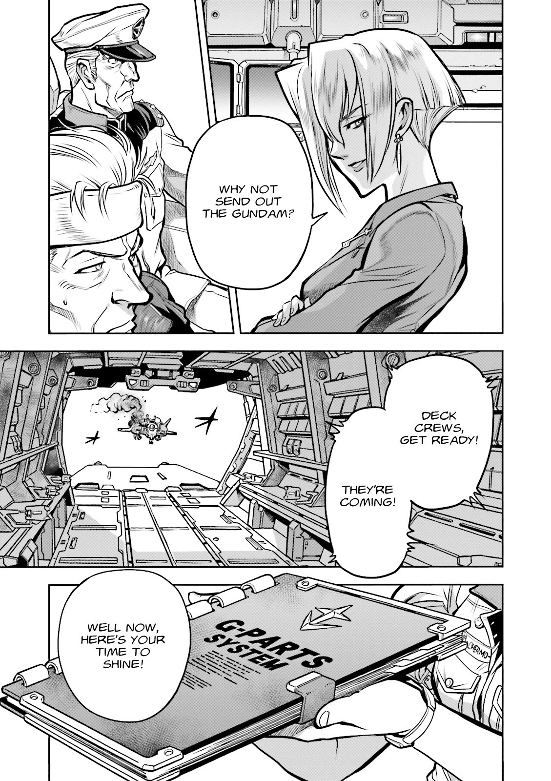 Kidou Senshi Gundam 0083 Rebellion Chapter 14 page 35 - Chapter 14: Enemy on the High Seas