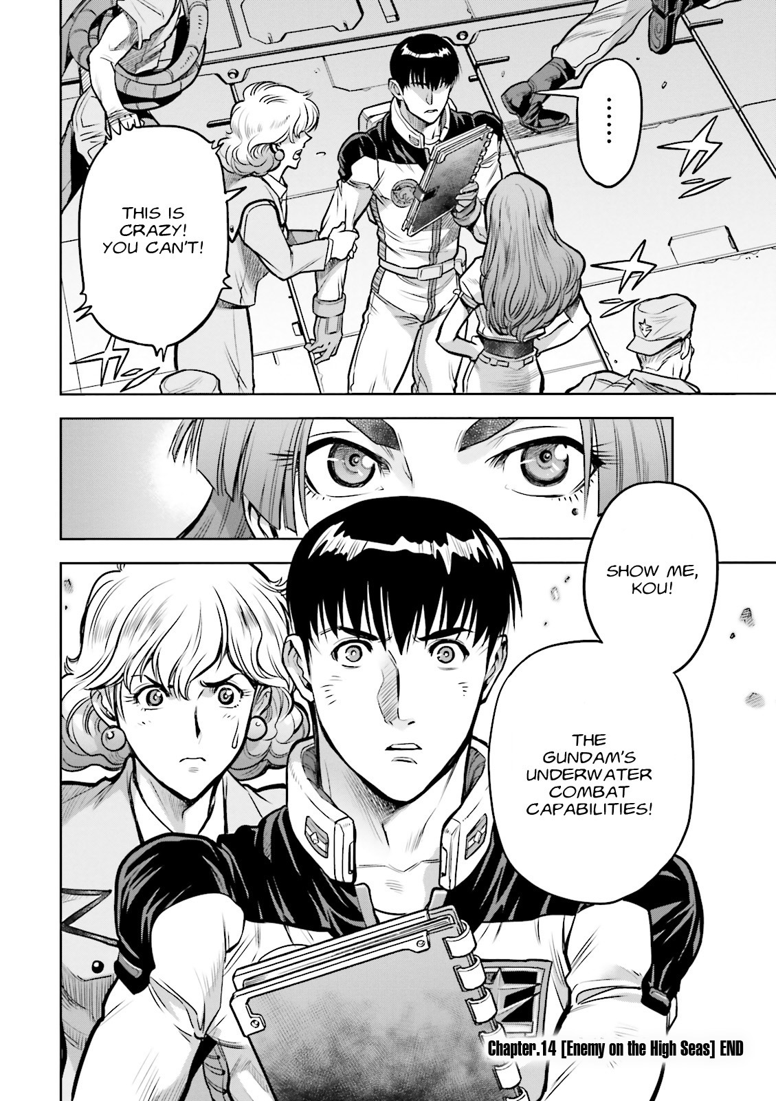 Kidou Senshi Gundam 0083 Rebellion Chapter 14 page 36 - Chapter 14: Enemy on the High Seas