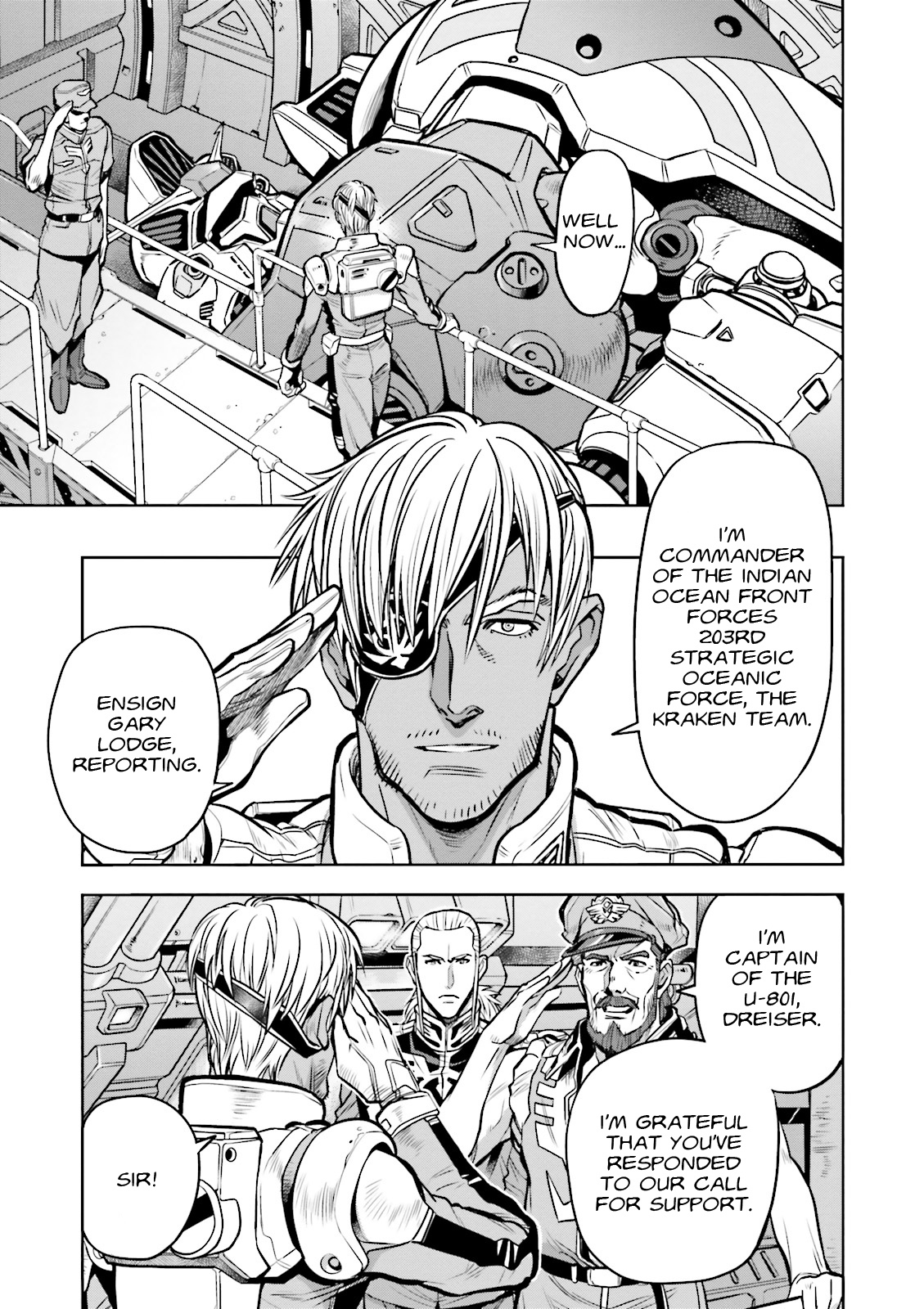 Kidou Senshi Gundam 0083 Rebellion Chapter 14 page 7 - Chapter 14: Enemy on the High Seas