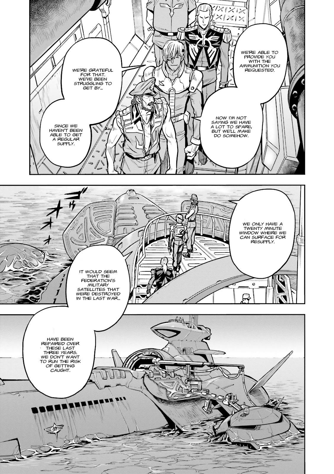 Kidou Senshi Gundam 0083 Rebellion Chapter 14 page 9 - Chapter 14: Enemy on the High Seas