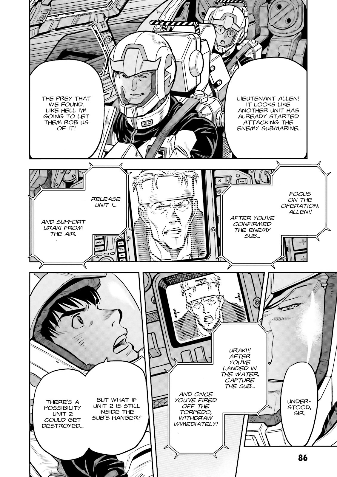 Kidou Senshi Gundam 0083 Rebellion Chapter 15 page 11 - Chapter 15: A Running Fight on the Indian Ocean