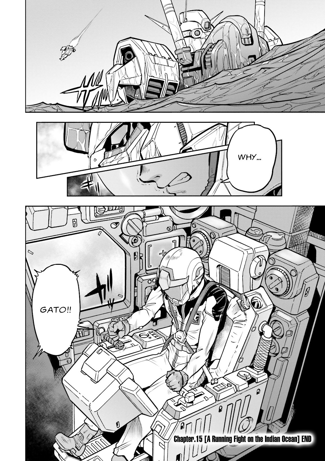 Kidou Senshi Gundam 0083 Rebellion Chapter 15 page 42 - Chapter 15: A Running Fight on the Indian Ocean