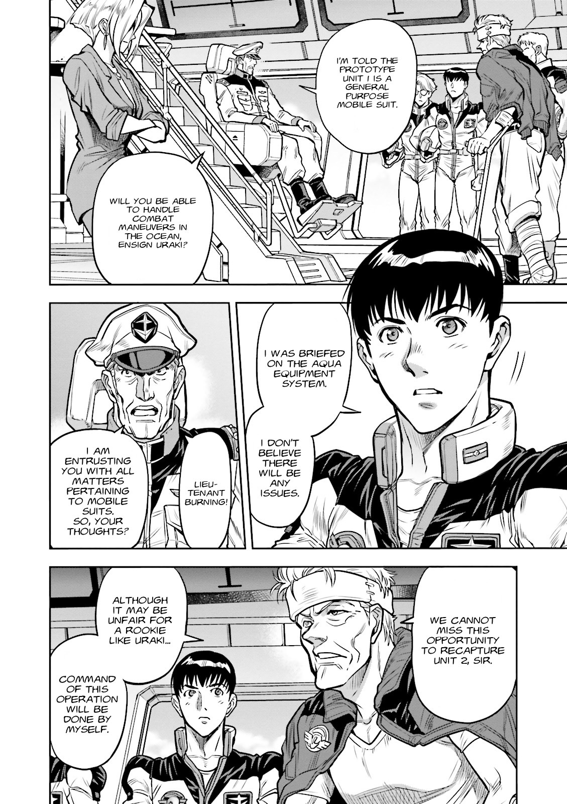 Kidou Senshi Gundam 0083 Rebellion Chapter 15 page 5 - Chapter 15: A Running Fight on the Indian Ocean