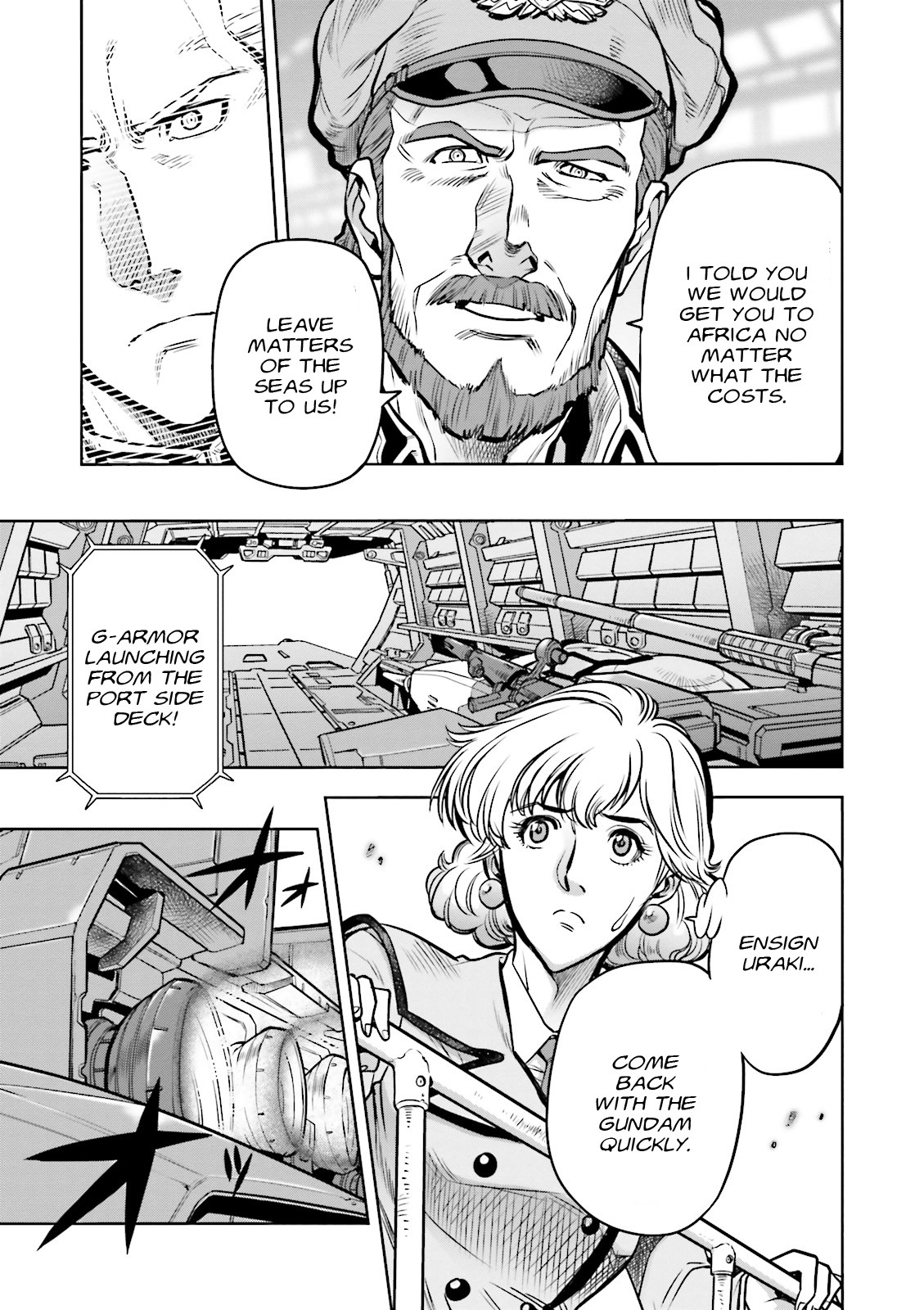 Kidou Senshi Gundam 0083 Rebellion Chapter 15 page 9 - Chapter 15: A Running Fight on the Indian Ocean