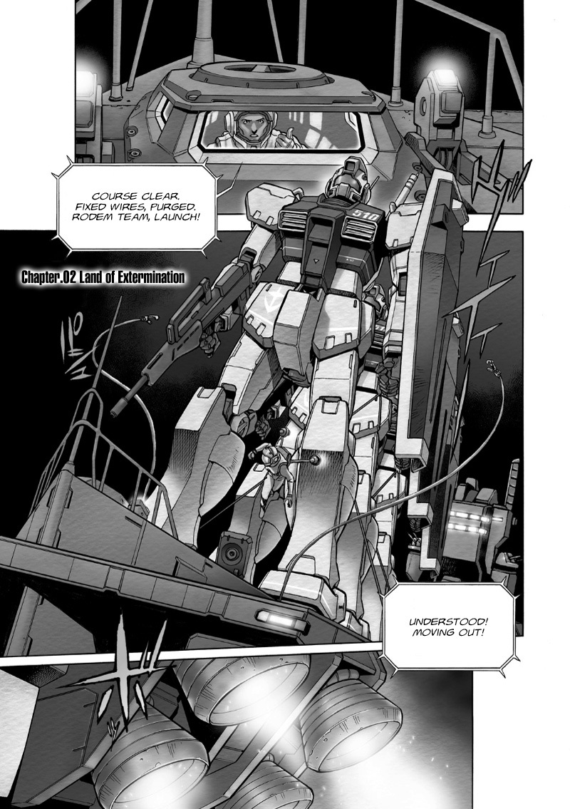 Kidou Senshi Gundam 0083 Rebellion Chapter 2 page 1 - Chapter 2: Land of Annihilation