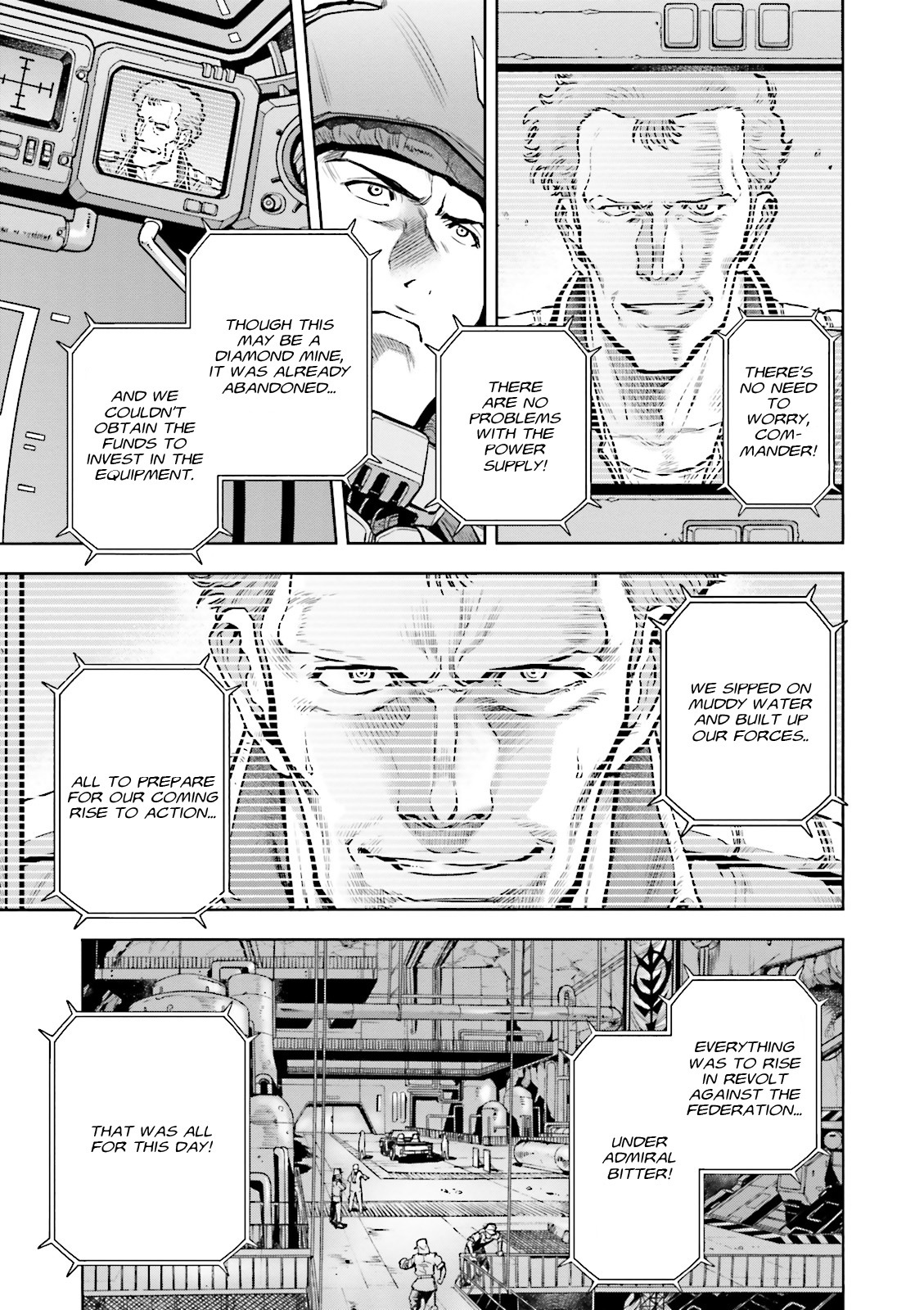Kidou Senshi Gundam 0083 Rebellion Chapter 20 page 11 - Chapter 20: Attack and Retreat on the Burning Sand - Part I