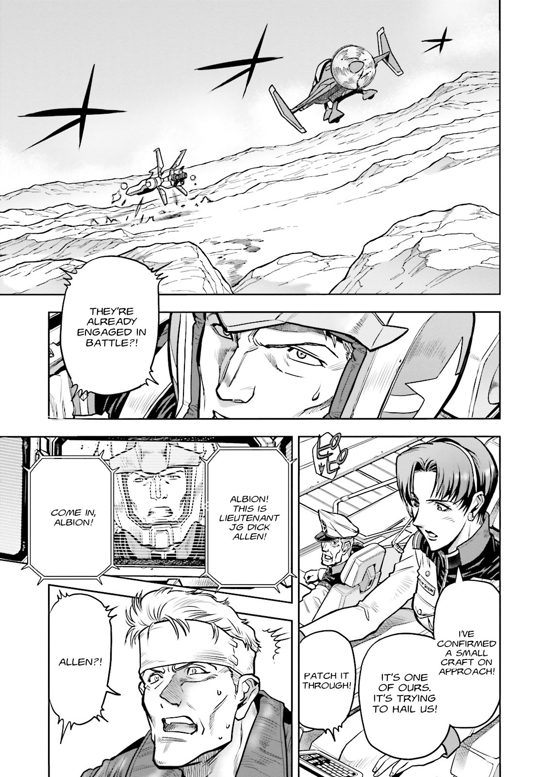 Kidou Senshi Gundam 0083 Rebellion Chapter 20 page 13 - Chapter 20: Attack and Retreat on the Burning Sand - Part I