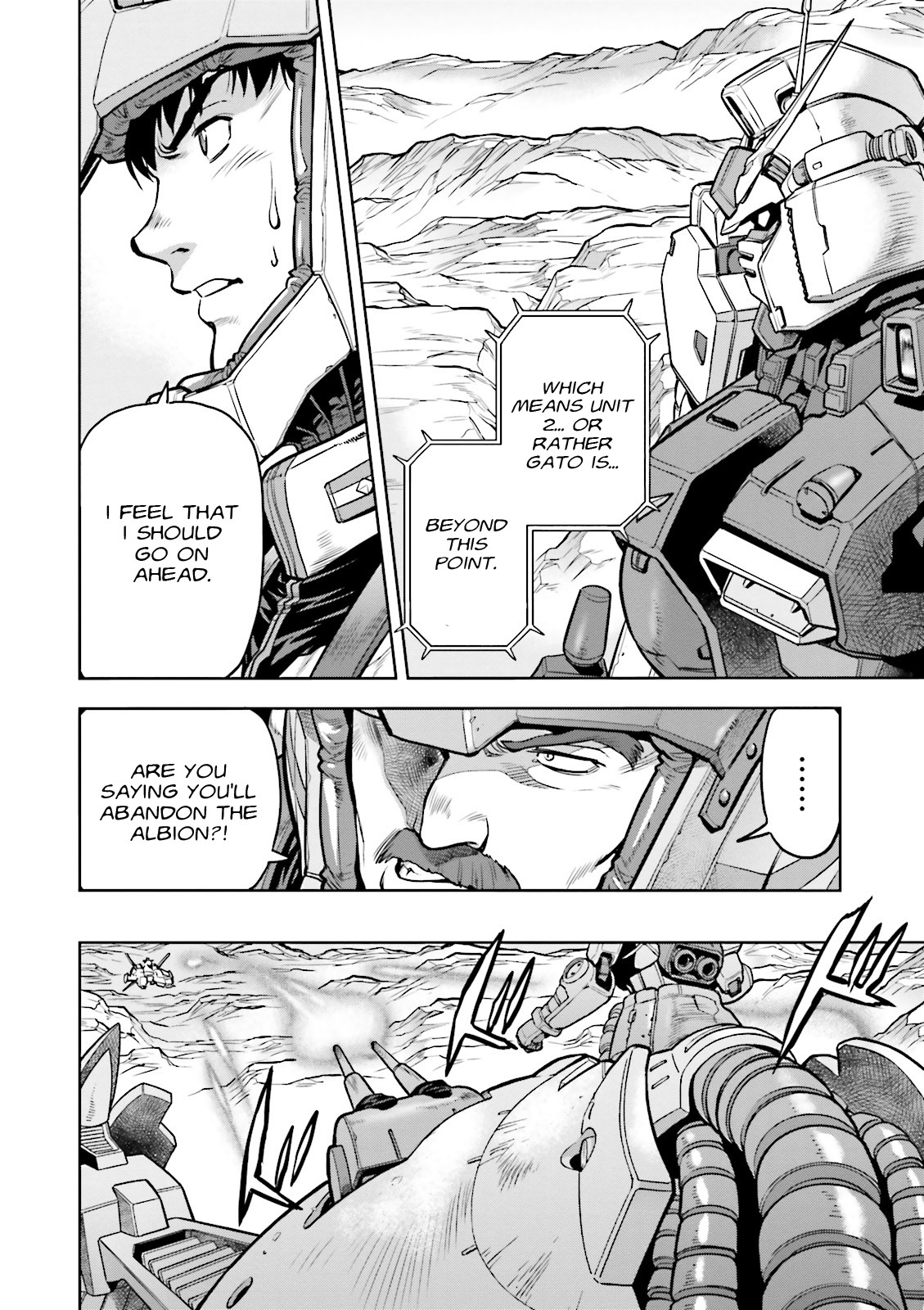 Kidou Senshi Gundam 0083 Rebellion Chapter 21 page 11 - Chapter 21: Attack and Retreat on the Burning Sand - Part II