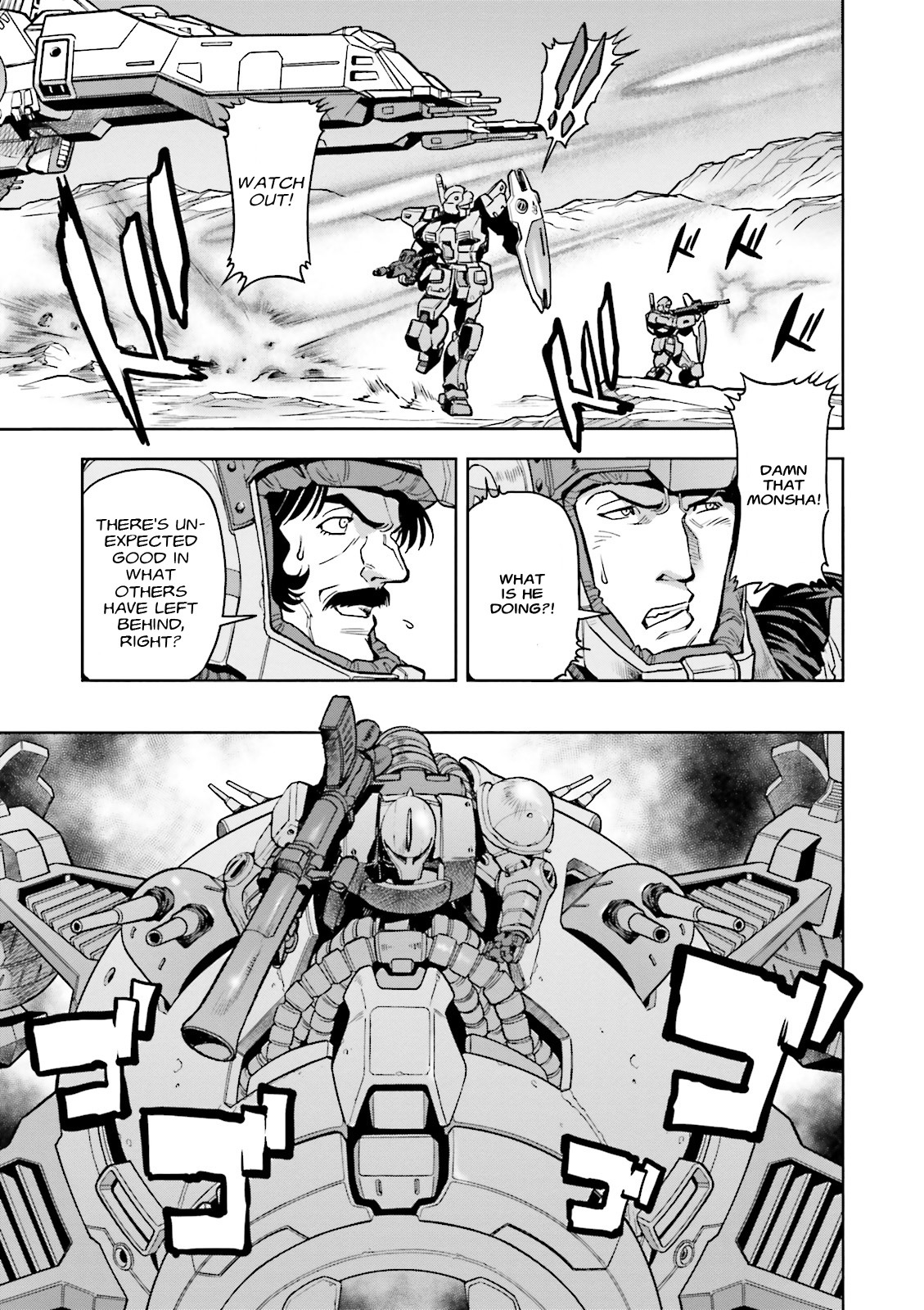 Kidou Senshi Gundam 0083 Rebellion Chapter 21 page 12 - Chapter 21: Attack and Retreat on the Burning Sand - Part II