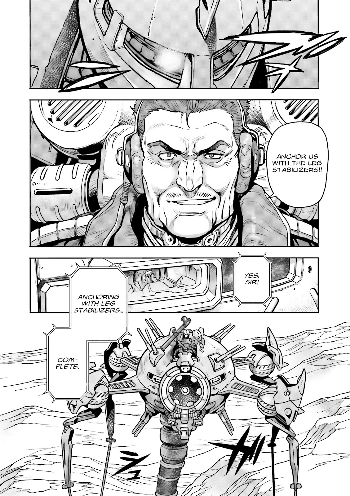 Kidou Senshi Gundam 0083 Rebellion Chapter 21 page 13 - Chapter 21: Attack and Retreat on the Burning Sand - Part II