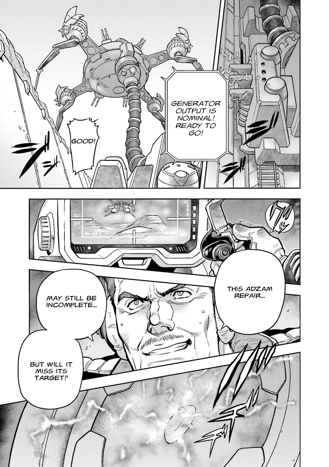 Kidou Senshi Gundam 0083 Rebellion Chapter 21 page 14 - Chapter 21: Attack and Retreat on the Burning Sand - Part II