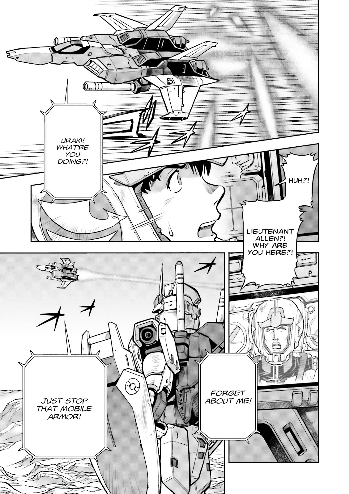 Kidou Senshi Gundam 0083 Rebellion Chapter 21 page 21 - Chapter 21: Attack and Retreat on the Burning Sand - Part II