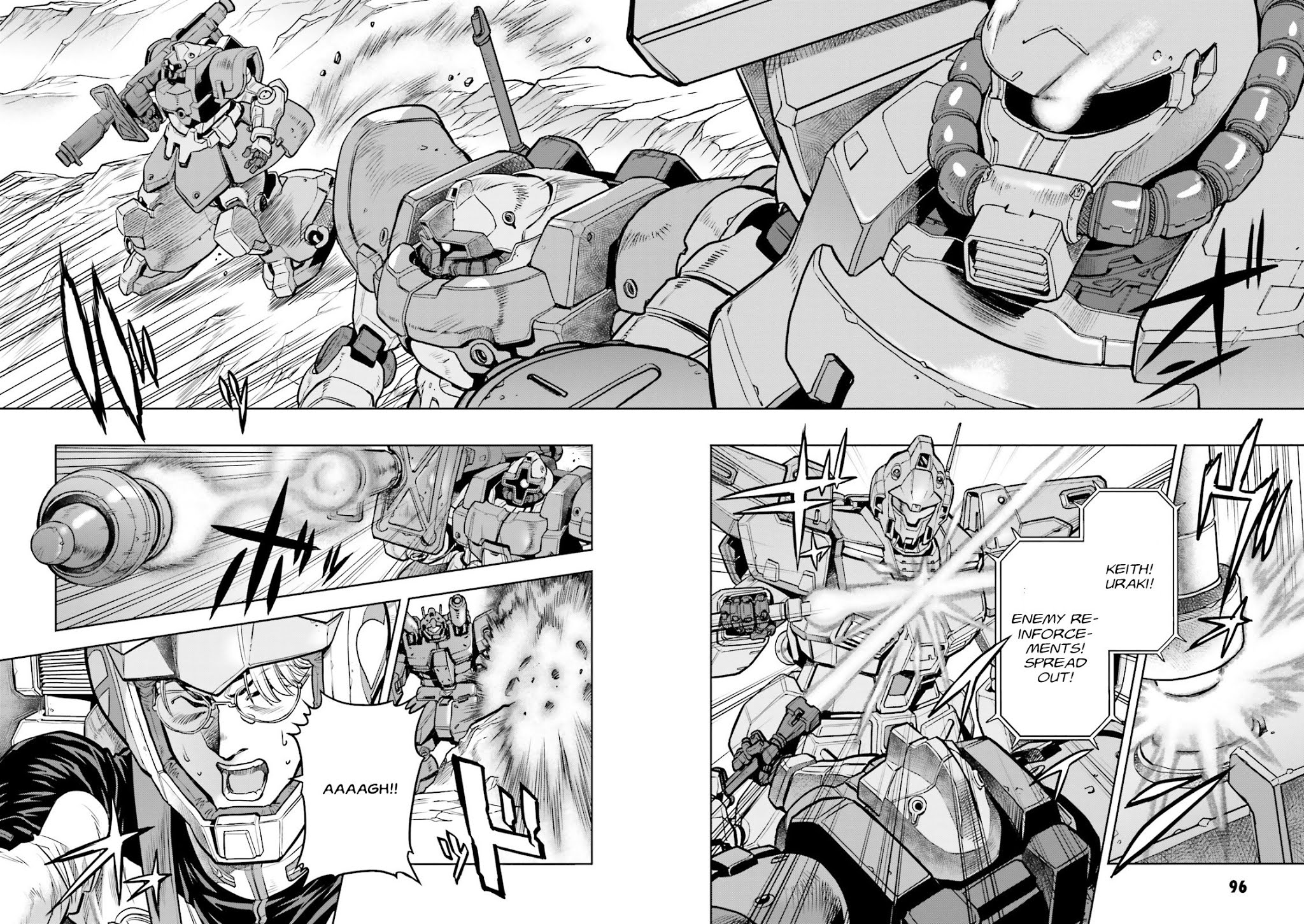Kidou Senshi Gundam 0083 Rebellion Chapter 21 page 6 - Chapter 21: Attack and Retreat on the Burning Sand - Part II