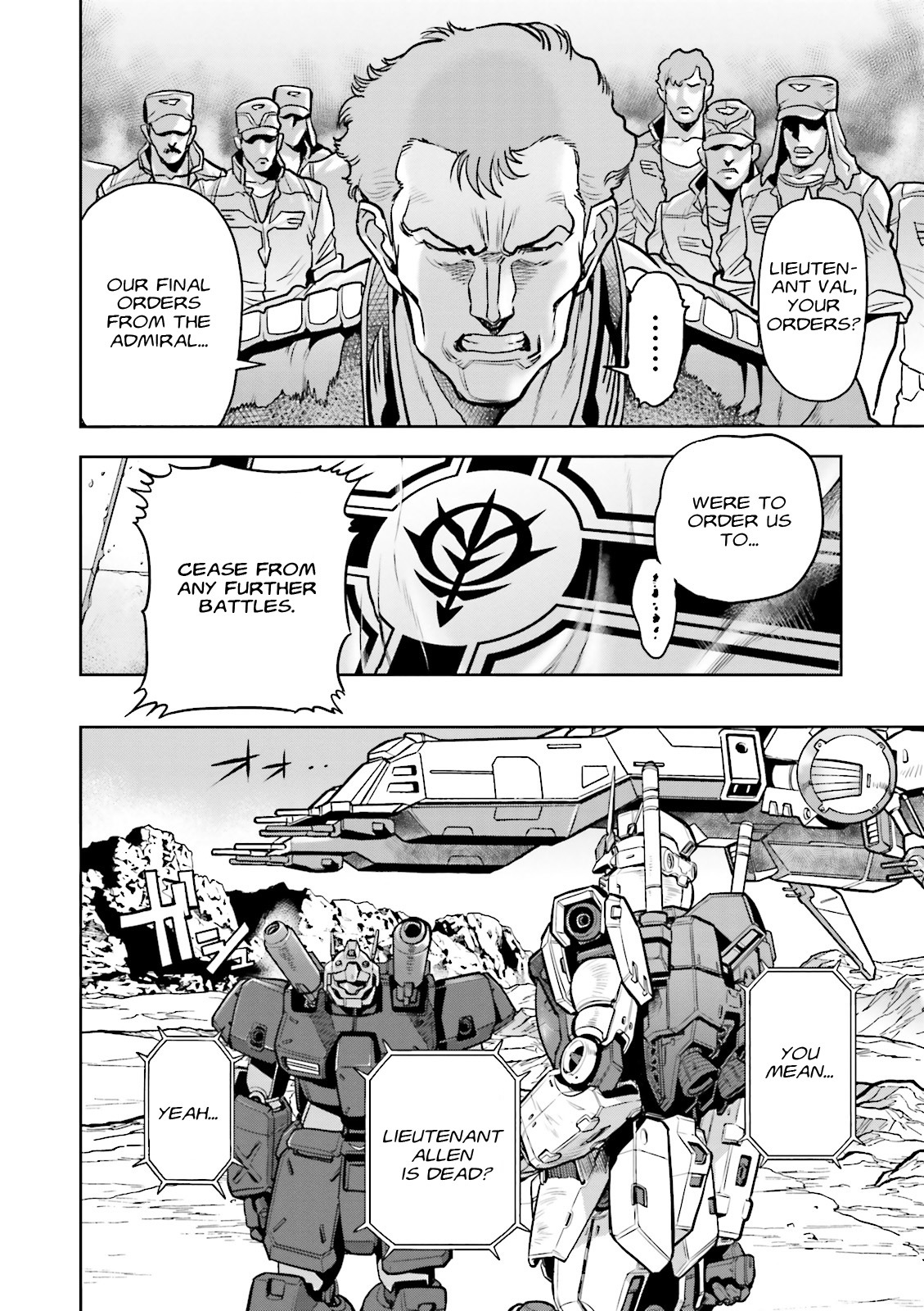 Kidou Senshi Gundam 0083 Rebellion Chapter 23 page 10 - Chapter 23: A Flag of Surrender