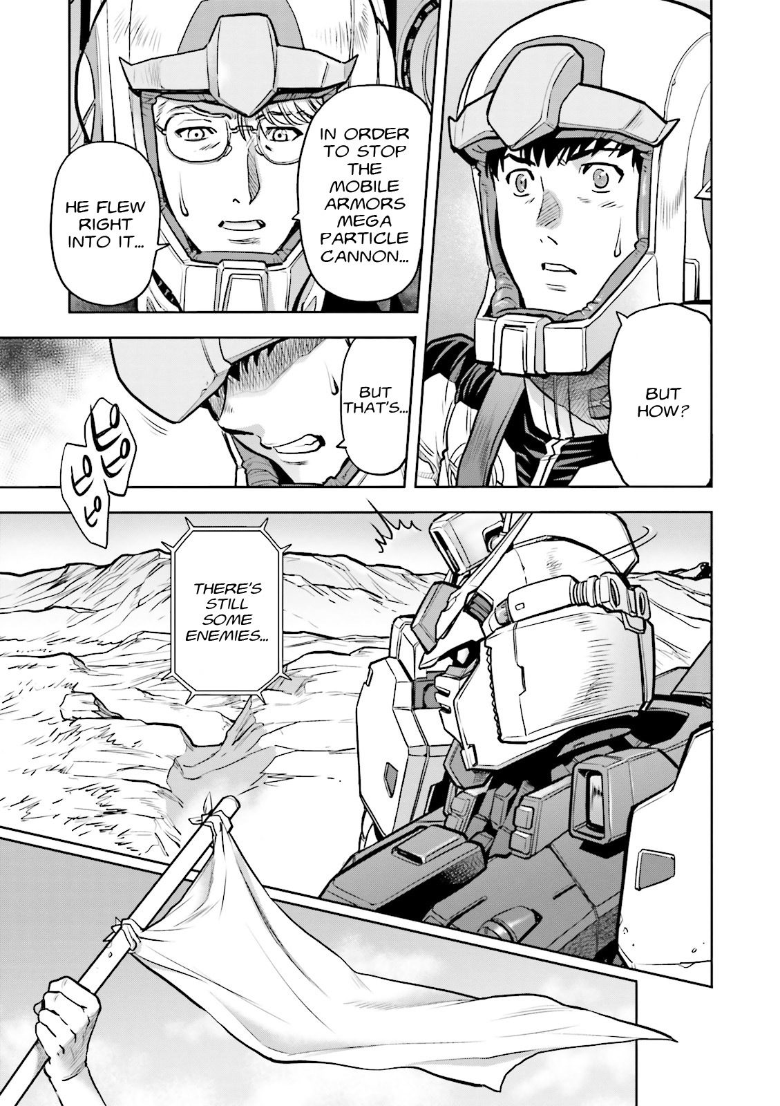 Kidou Senshi Gundam 0083 Rebellion Chapter 23 page 11 - Chapter 23: A Flag of Surrender
