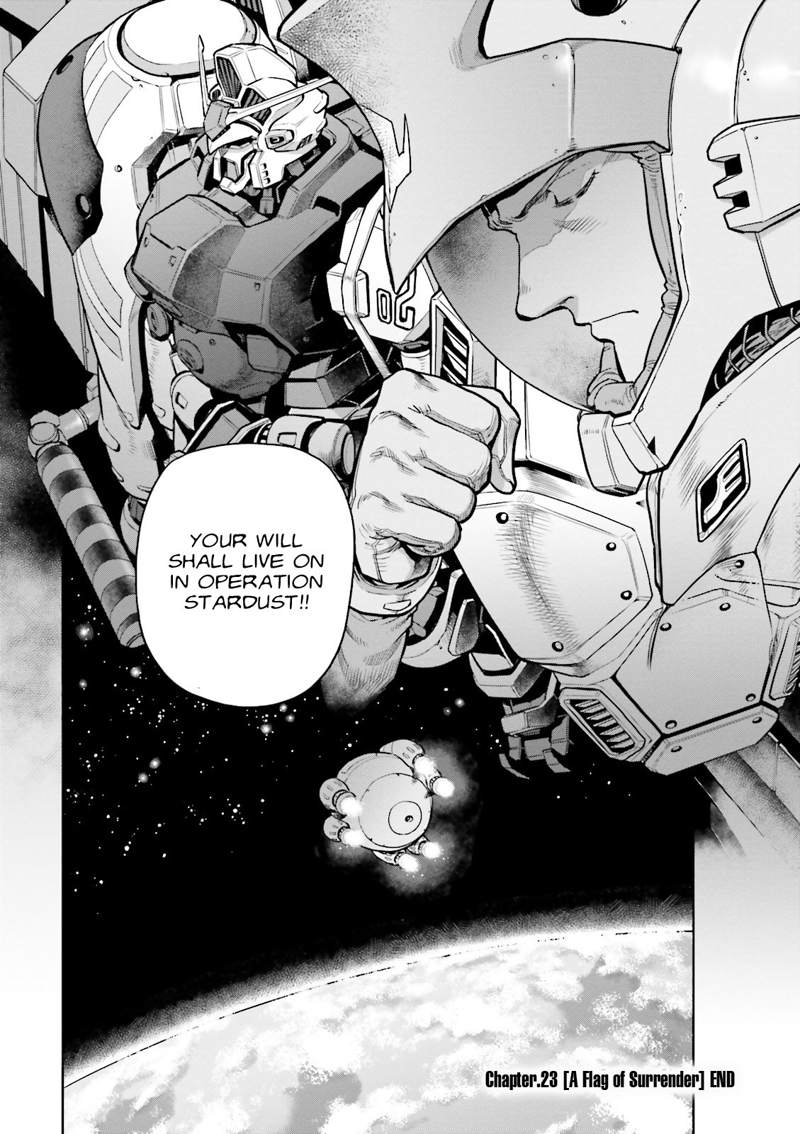 Kidou Senshi Gundam 0083 Rebellion Chapter 23 page 20 - Chapter 23: A Flag of Surrender