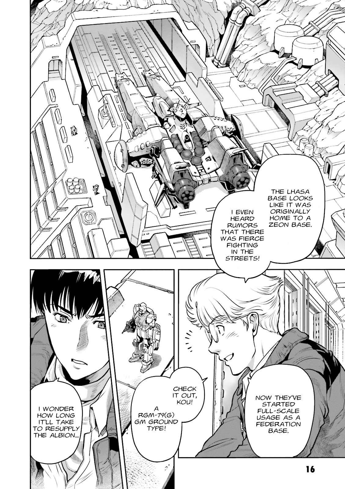 Kidou Senshi Gundam 0083 Rebellion Chapter 24 page 15 - Chapter 24: Lhasa Base