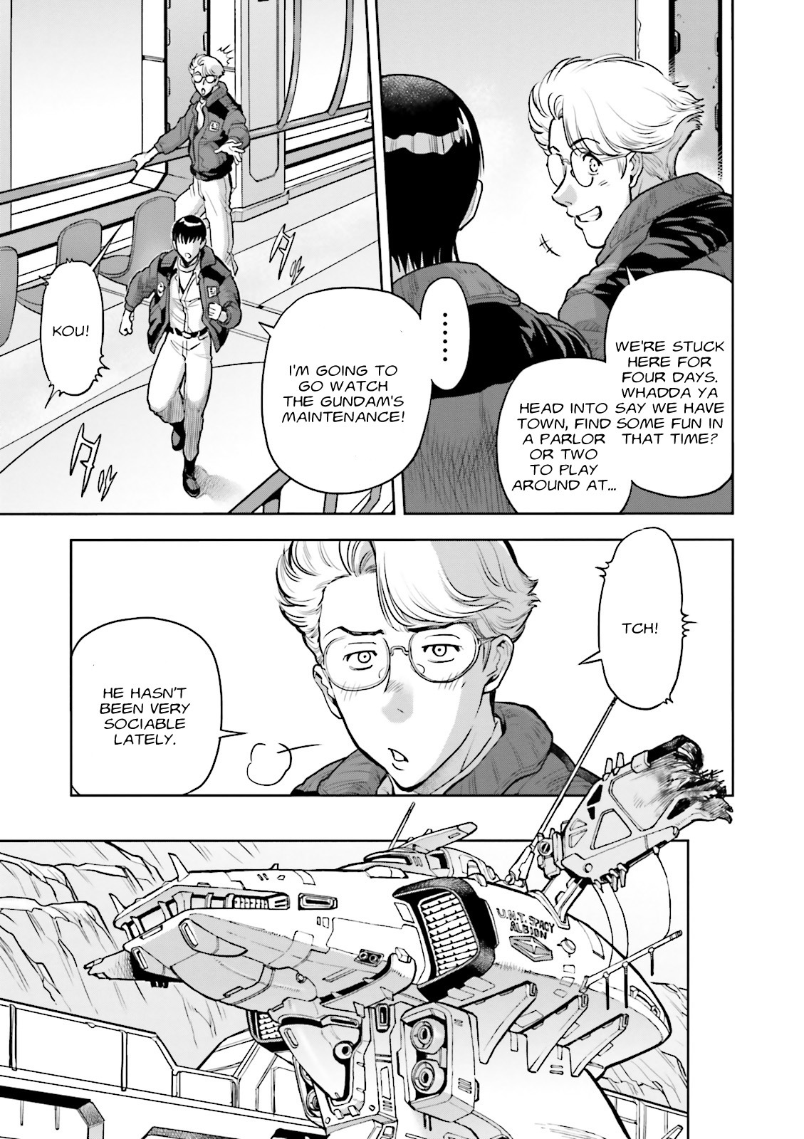 Kidou Senshi Gundam 0083 Rebellion Chapter 24 page 16 - Chapter 24: Lhasa Base