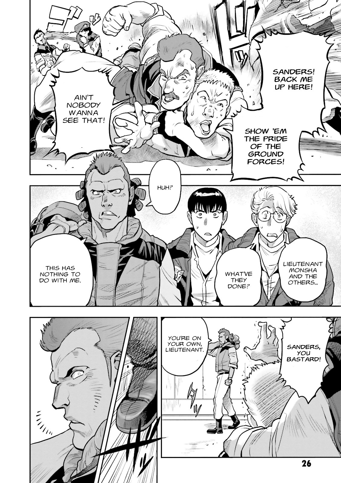 Kidou Senshi Gundam 0083 Rebellion Chapter 24 page 25 - Chapter 24: Lhasa Base