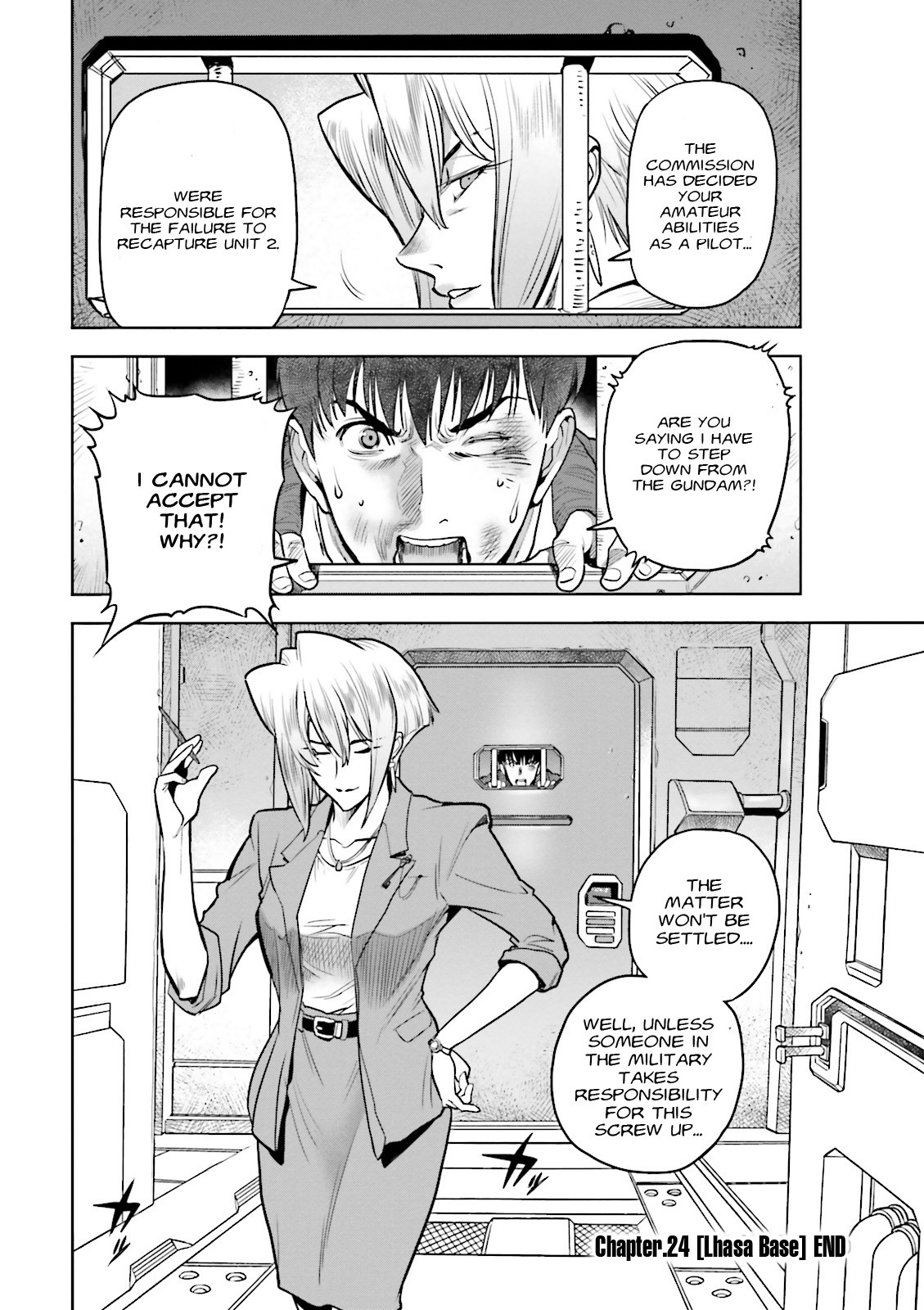 Kidou Senshi Gundam 0083 Rebellion Chapter 24 page 35 - Chapter 24: Lhasa Base