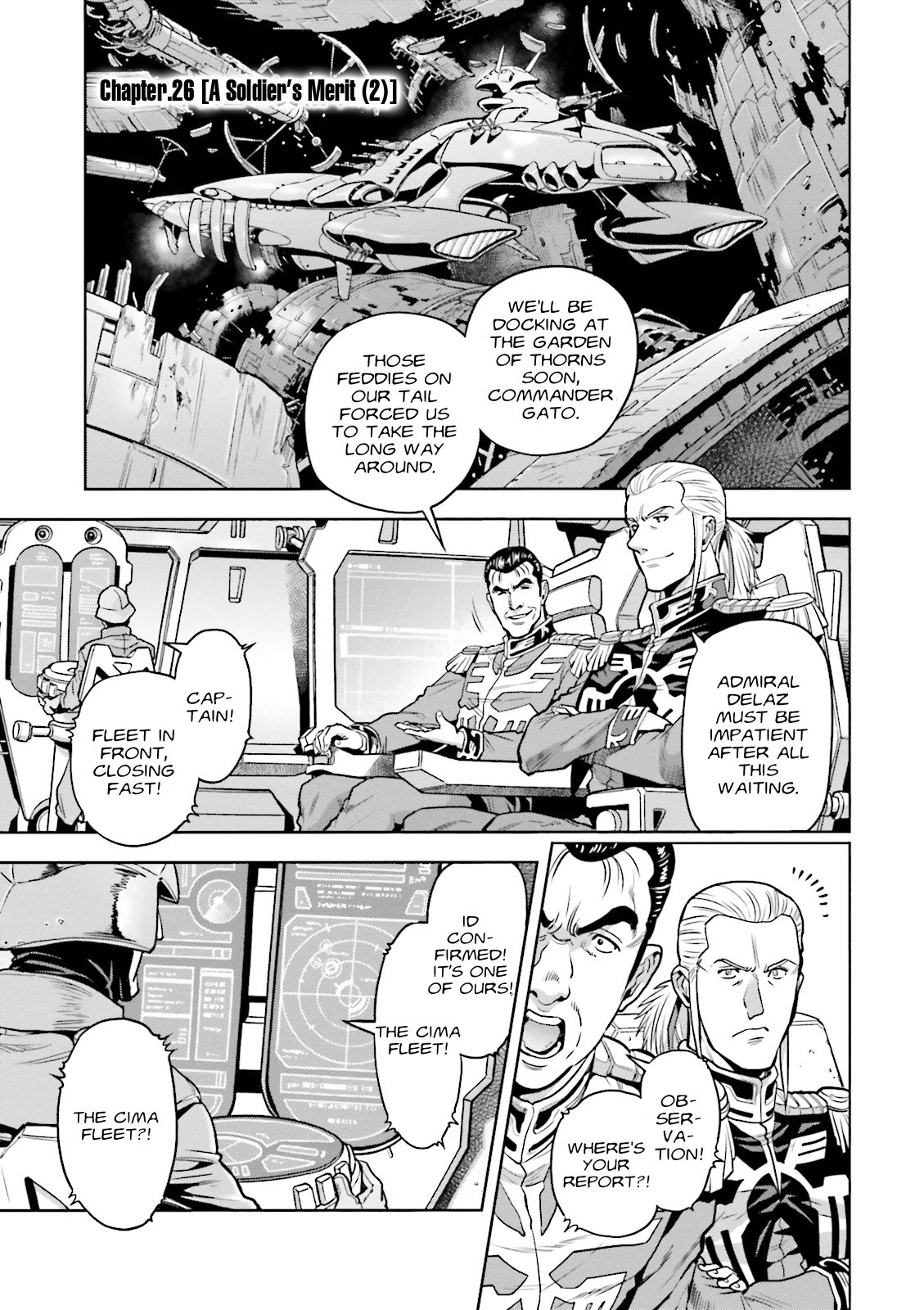 Kidou Senshi Gundam 0083 Rebellion Chapter 26 page 1 - Chapter 26: A Soldier's Merit - Part II