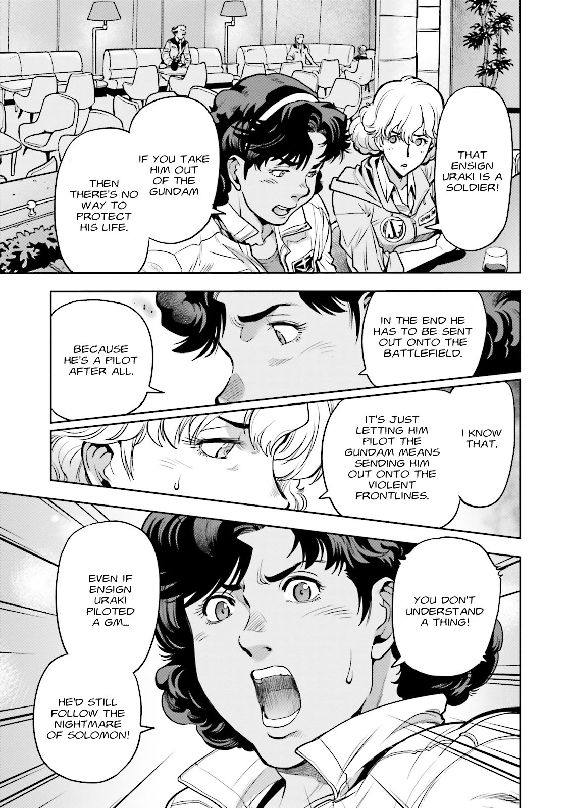 Kidou Senshi Gundam 0083 Rebellion Chapter 26 page 10 - Chapter 26: A Soldier's Merit - Part II