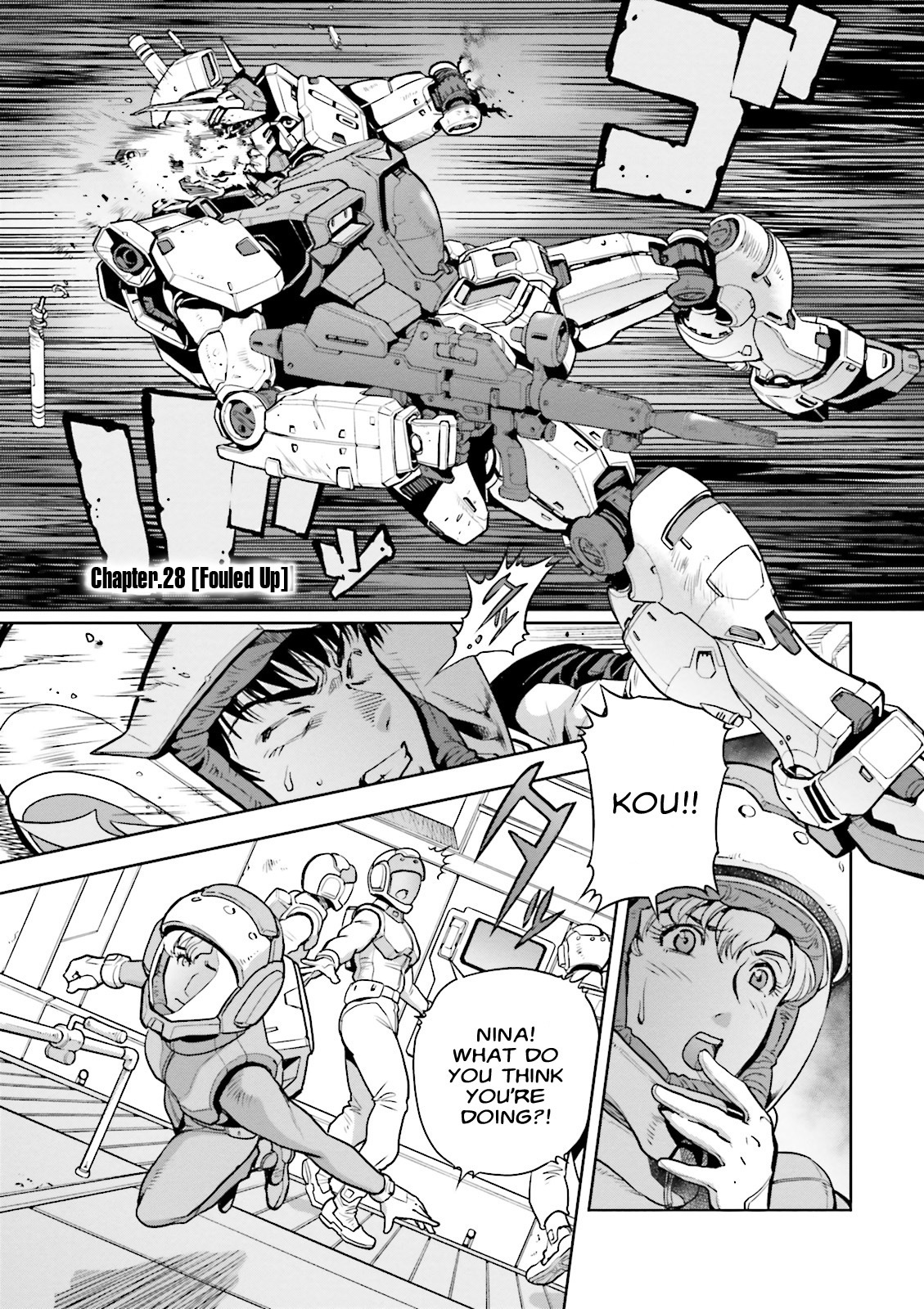 Kidou Senshi Gundam 0083 Rebellion Chapter 28 page 1 - Chapter 28: Fouled Up