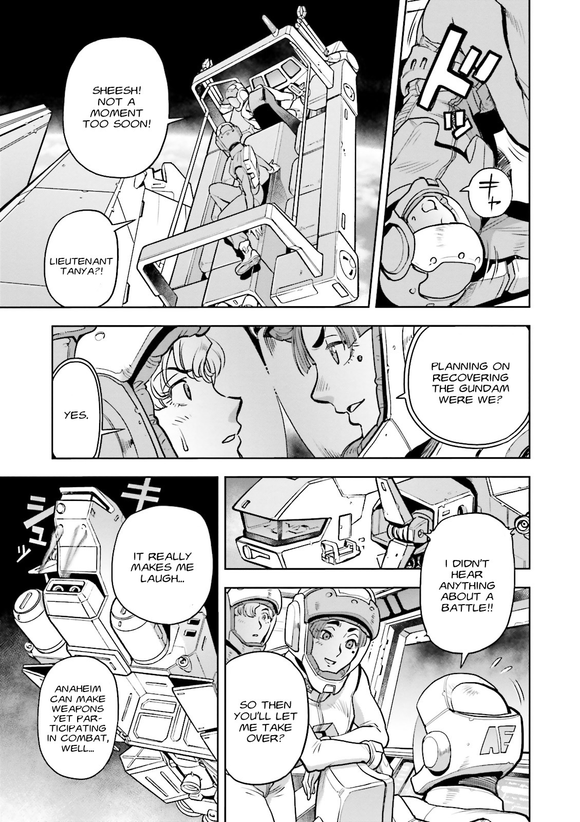 Kidou Senshi Gundam 0083 Rebellion Chapter 28 page 4 - Chapter 28: Fouled Up