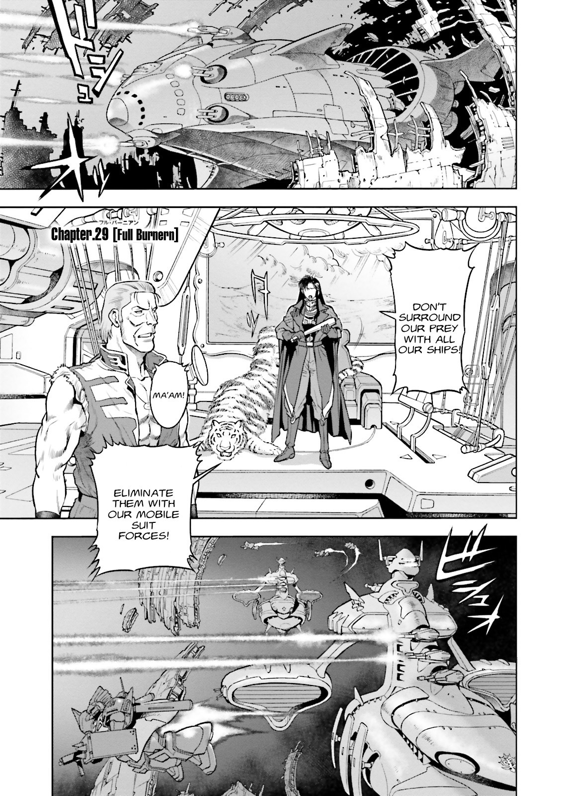 Kidou Senshi Gundam 0083 Rebellion Chapter 29 page 1 - Chapter 29: Full Burnern