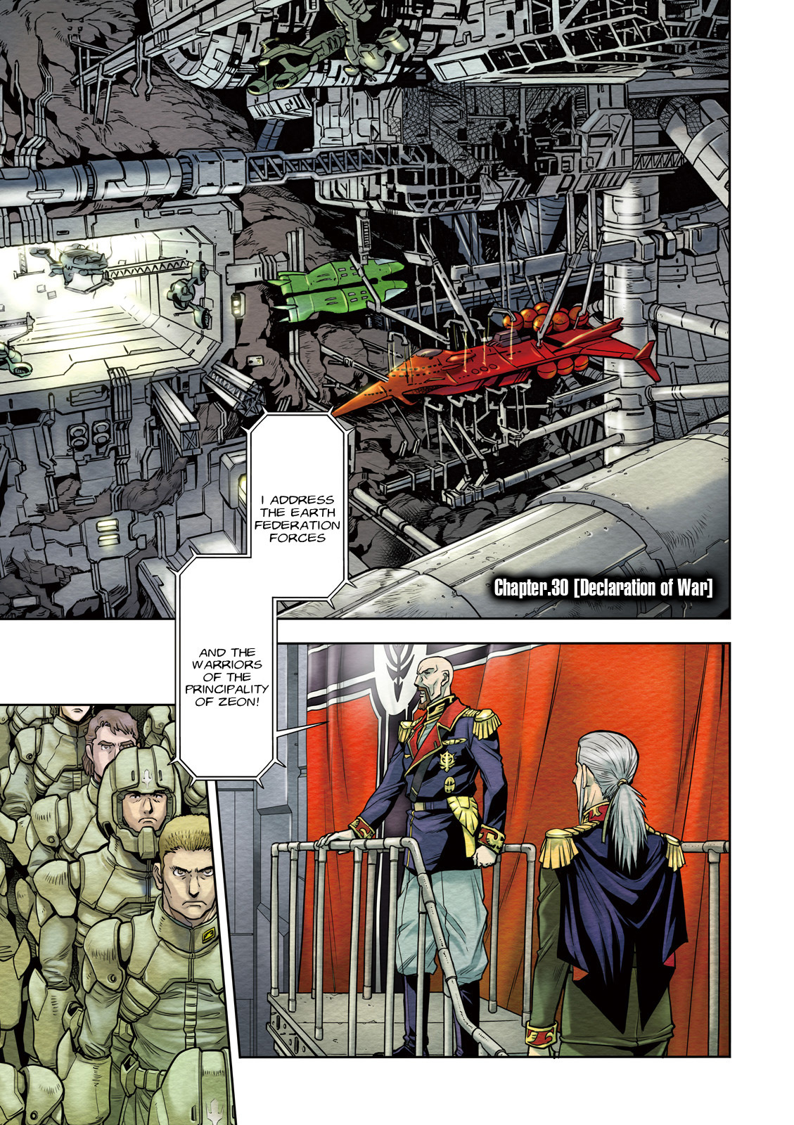 Kidou Senshi Gundam 0083 Rebellion Chapter 30 page 3 - Chapter 30: Declaration of War