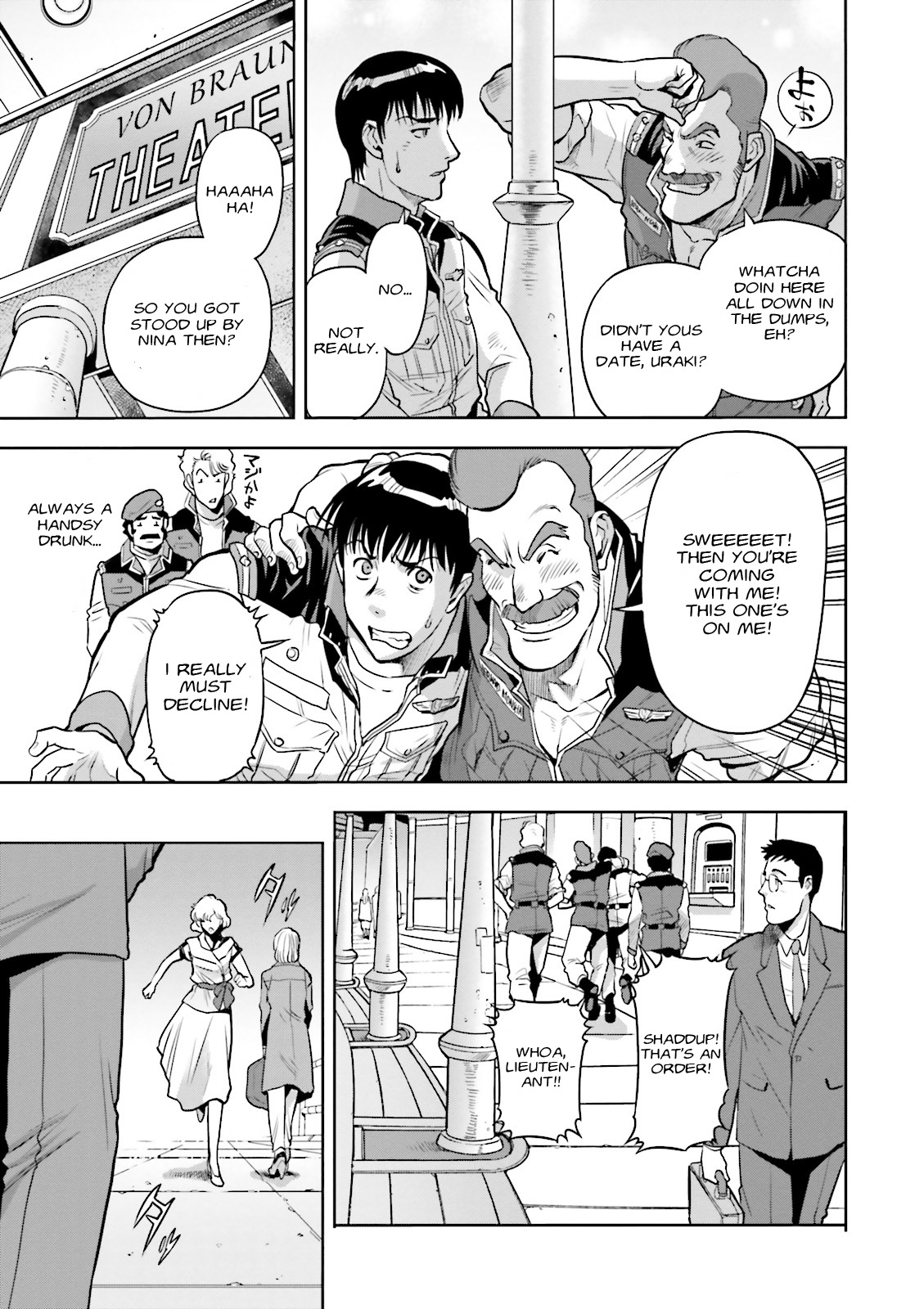 Kidou Senshi Gundam 0083 Rebellion Chapter 32 page 10 - Chapter 32: A Dark Night