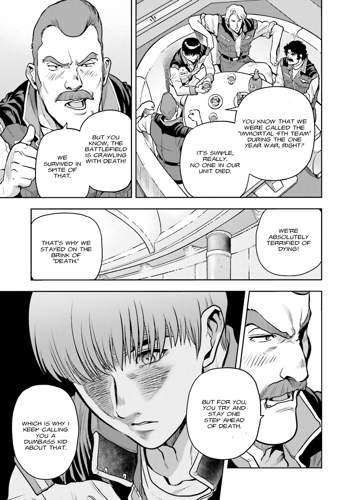 Kidou Senshi Gundam 0083 Rebellion Chapter 32 page 14 - Chapter 32: A Dark Night
