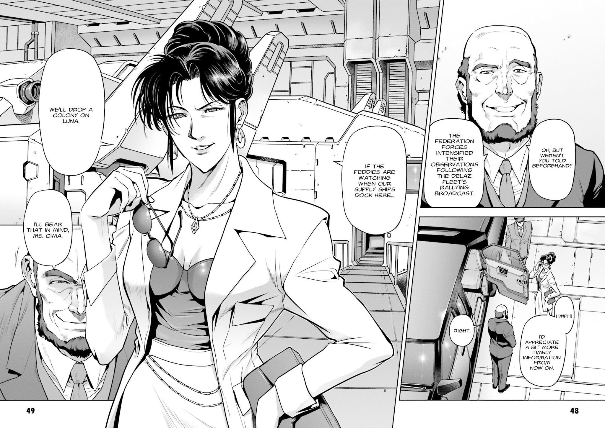 Kidou Senshi Gundam 0083 Rebellion Chapter 32 page 2 - Chapter 32: A Dark Night