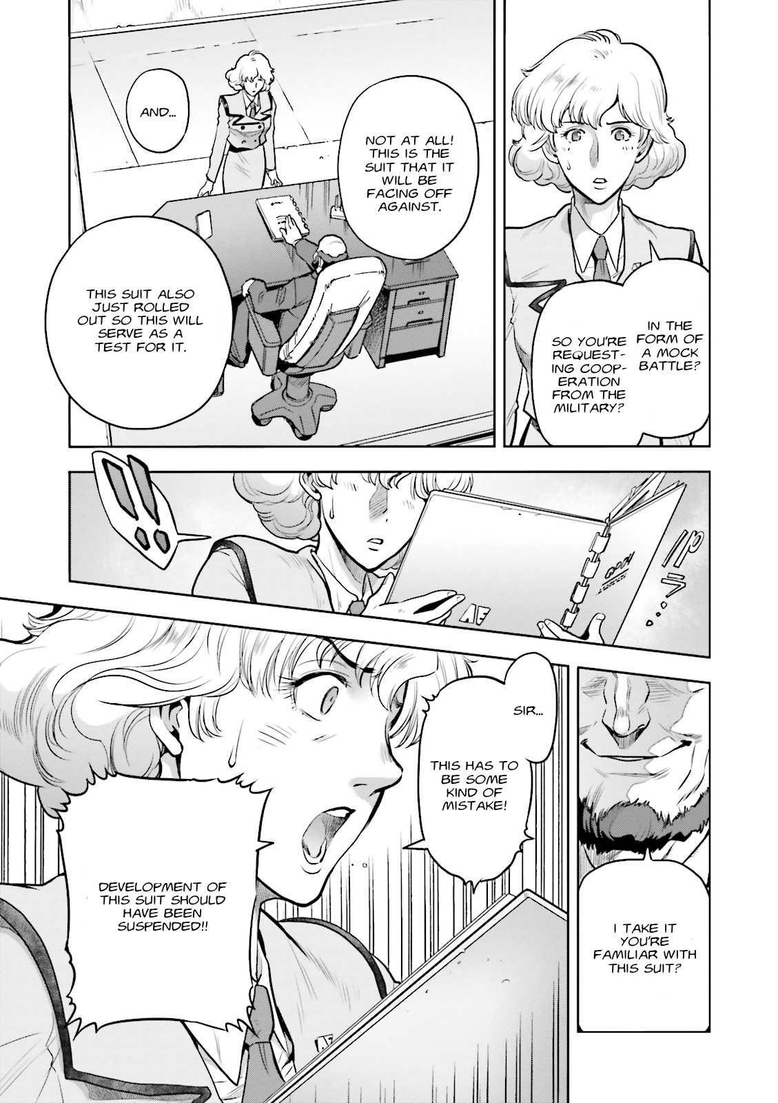 Kidou Senshi Gundam 0083 Rebellion Chapter 32 page 33 - Chapter 32: A Dark Night