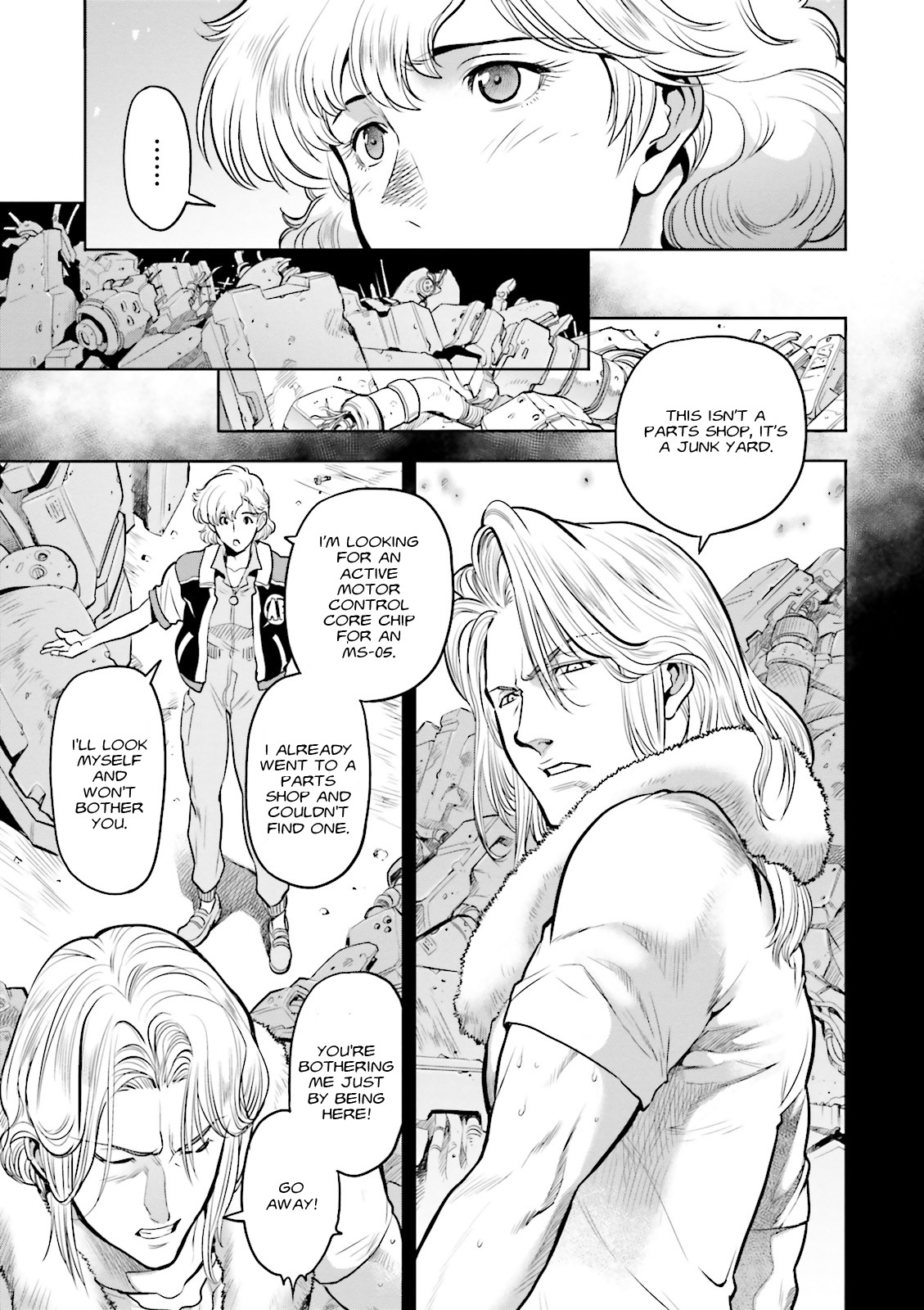 Kidou Senshi Gundam 0083 Rebellion Chapter 32 page 6 - Chapter 32: A Dark Night