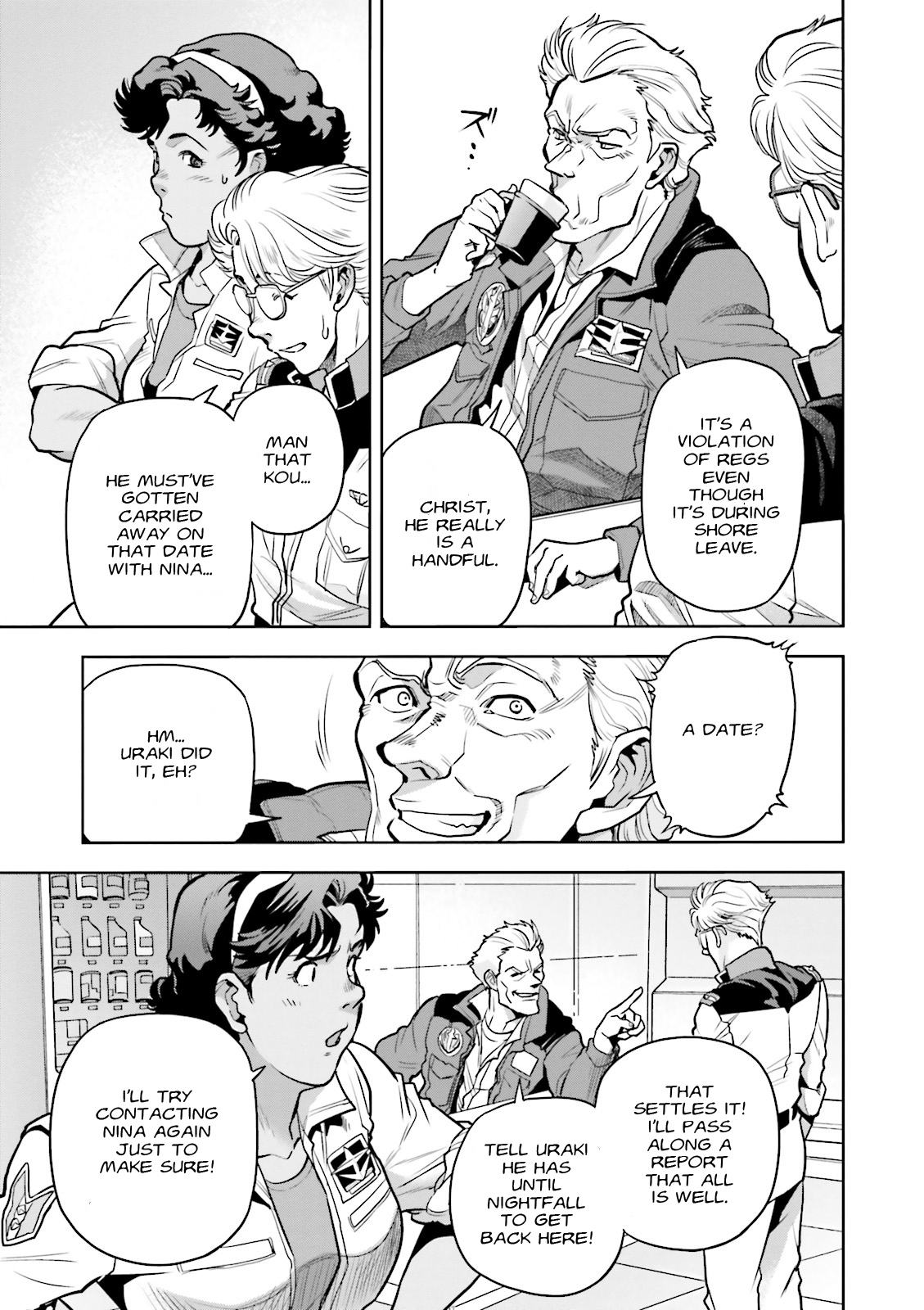 Kidou Senshi Gundam 0083 Rebellion Chapter 33 page 21 - Chapter 33: A Warrior's Afterglow