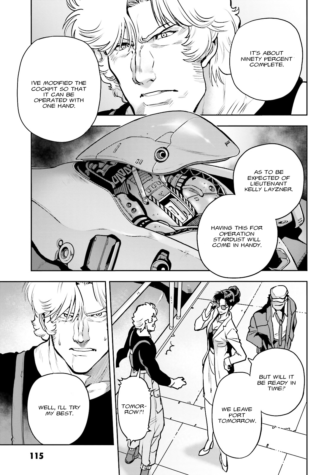 Kidou Senshi Gundam 0083 Rebellion Chapter 33 page 31 - Chapter 33: A Warrior's Afterglow