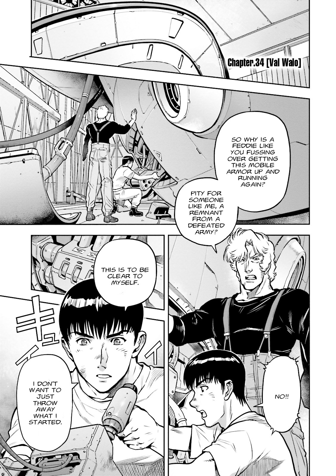 Kidou Senshi Gundam 0083 Rebellion Chapter 34 page 1 - Chapter 34: Val Walo
