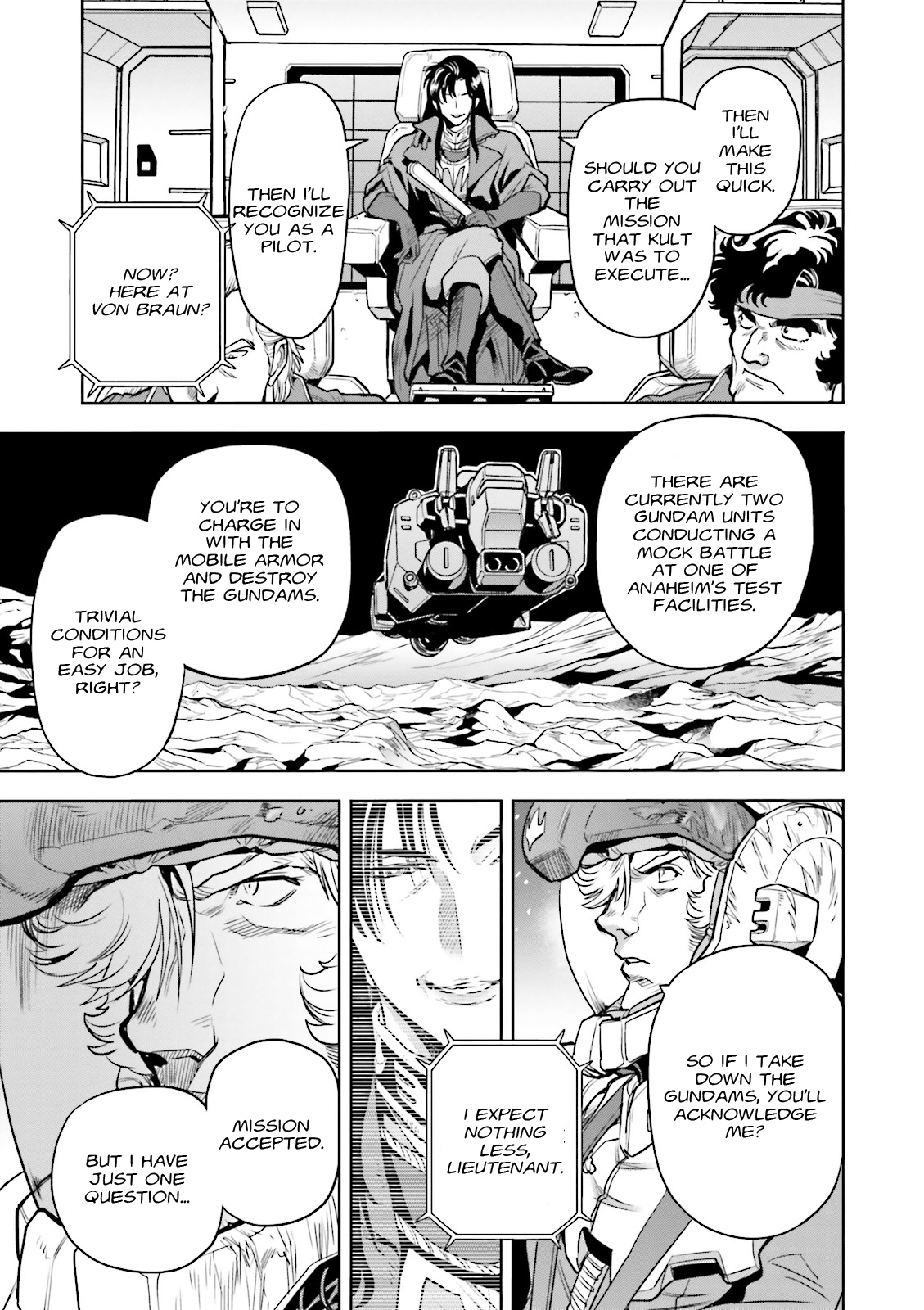 Kidou Senshi Gundam 0083 Rebellion Chapter 35 page 14 - Chapter 35: Duel