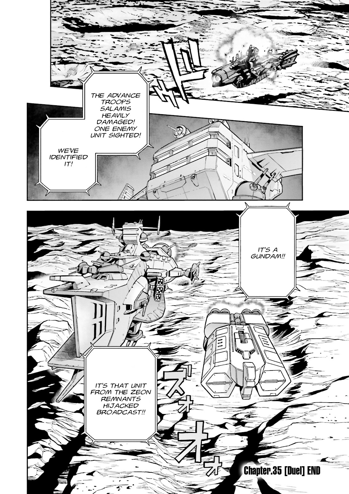Kidou Senshi Gundam 0083 Rebellion Chapter 35 page 35 - Chapter 35: Duel