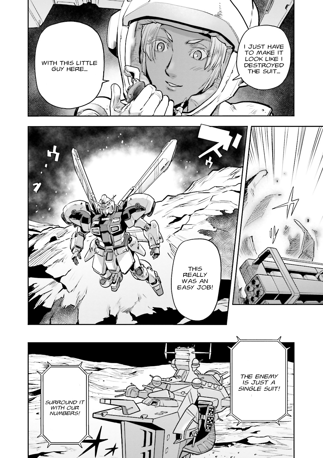 Kidou Senshi Gundam 0083 Rebellion Chapter 36 page 11 - Chapter 36: Confrontation on the Lunar Surface! And Then...